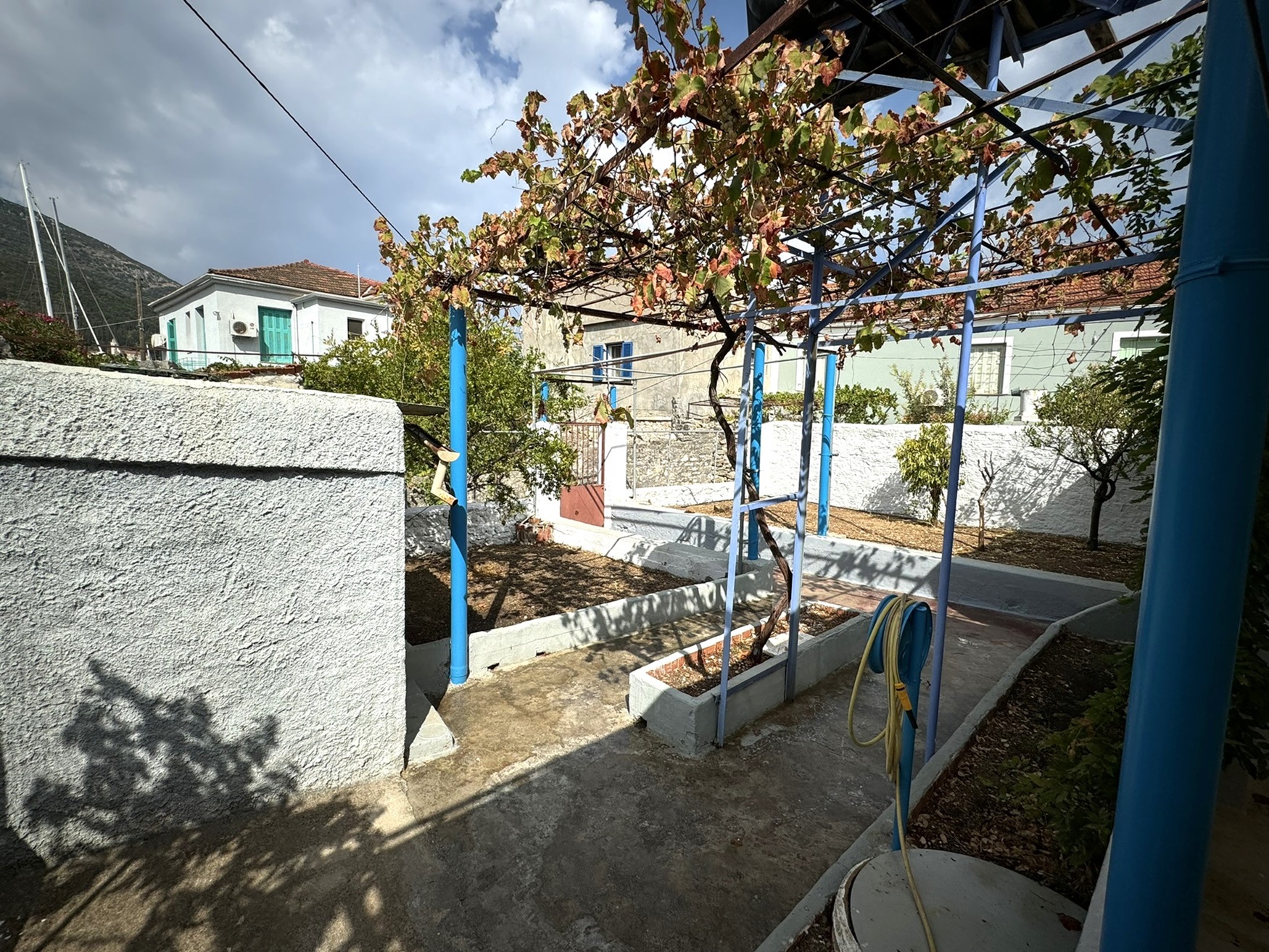 Outdoor areas of house for sale in Ithaca Greece Vathi