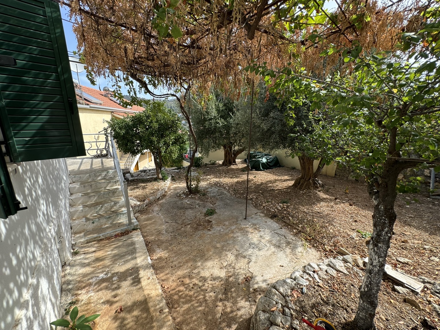 Outdoor areas of house for sale in Ithaca Greece Vathi