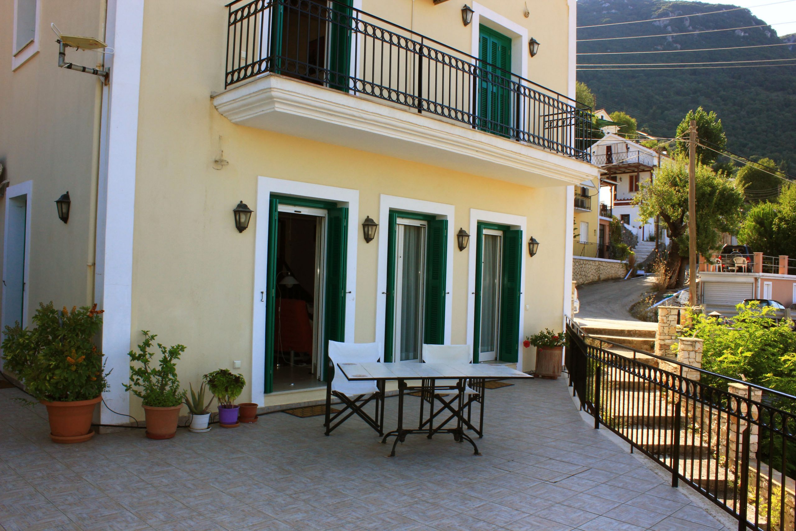 Outside areas of house for sale in Ithaca Greece Perachori