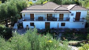 Aerial views of house for sale in Ithaca Greece Stavros