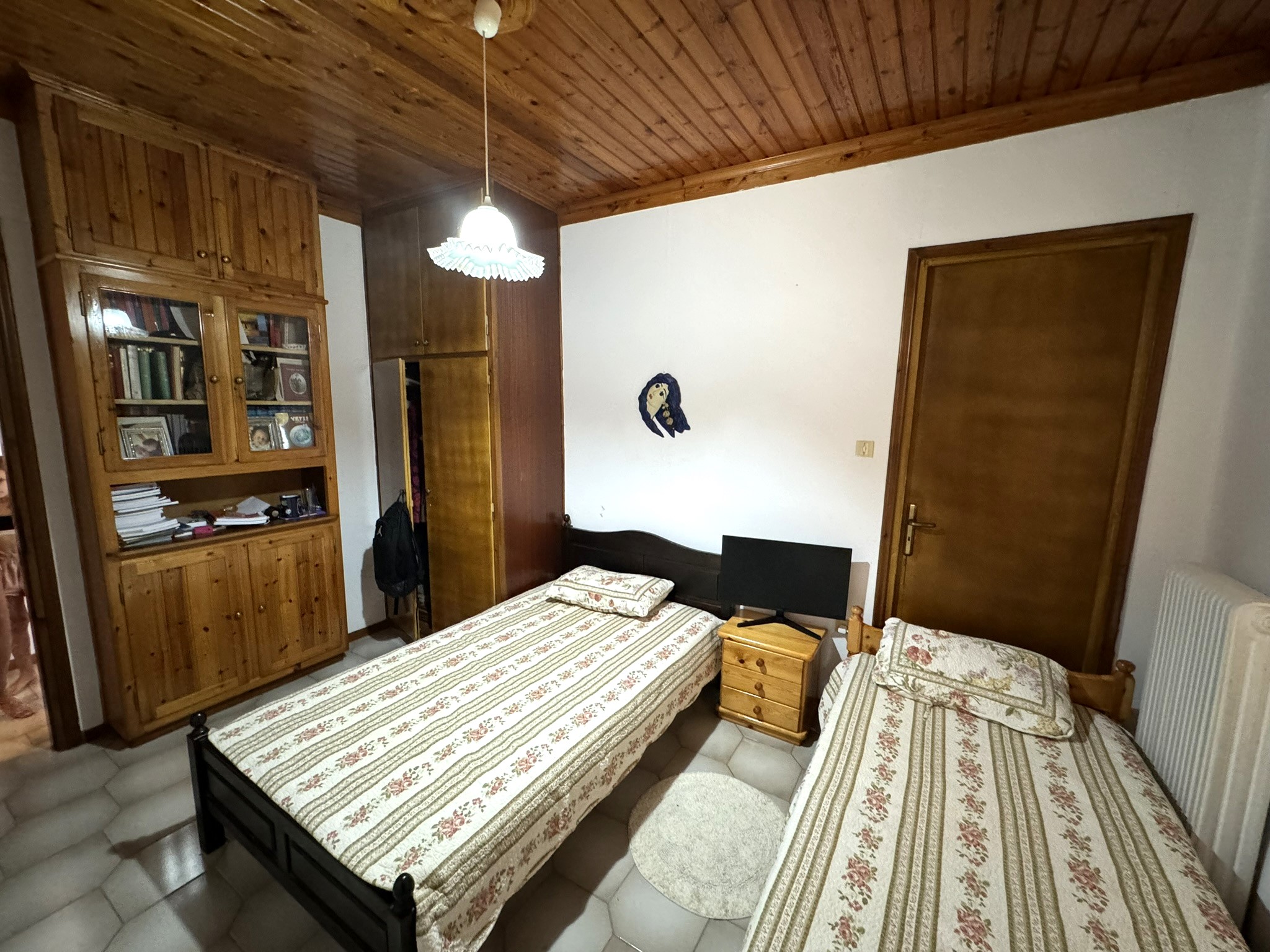 Twin bedroom of house for sale in Ithaca Greece Stavros