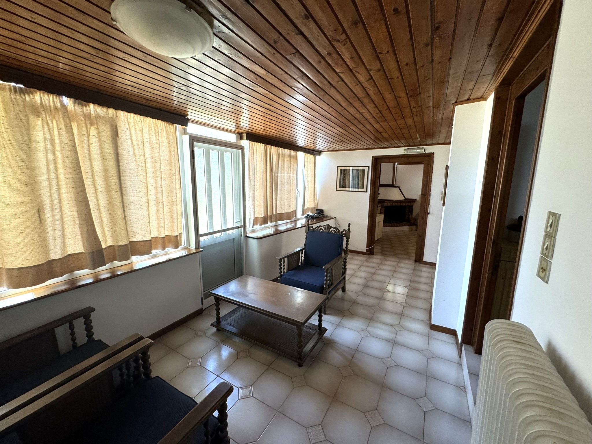 Living area of house for sale in Ithaca Greece Stavros