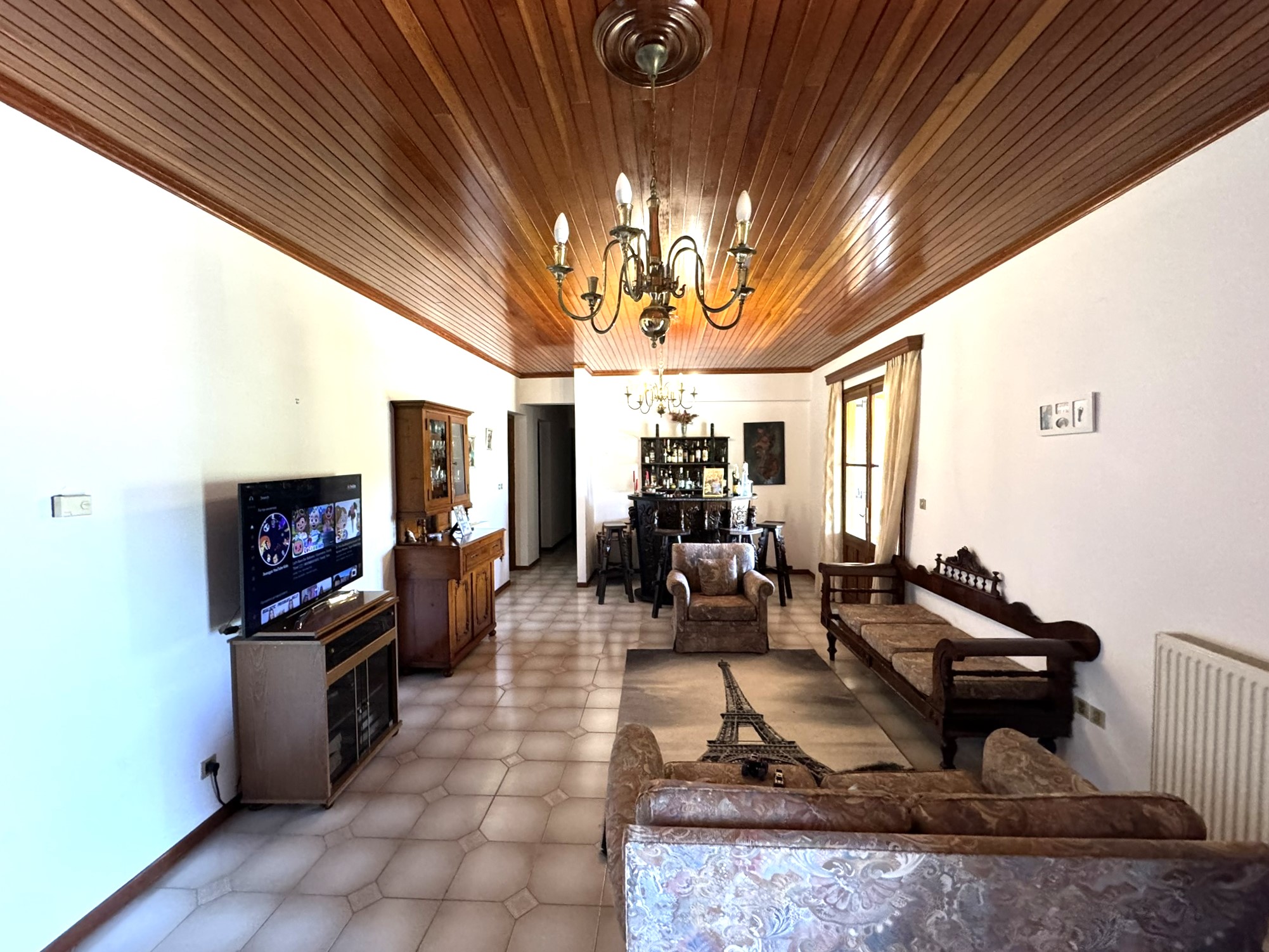 Living area of house for sale in Ithaca Greece Stavros