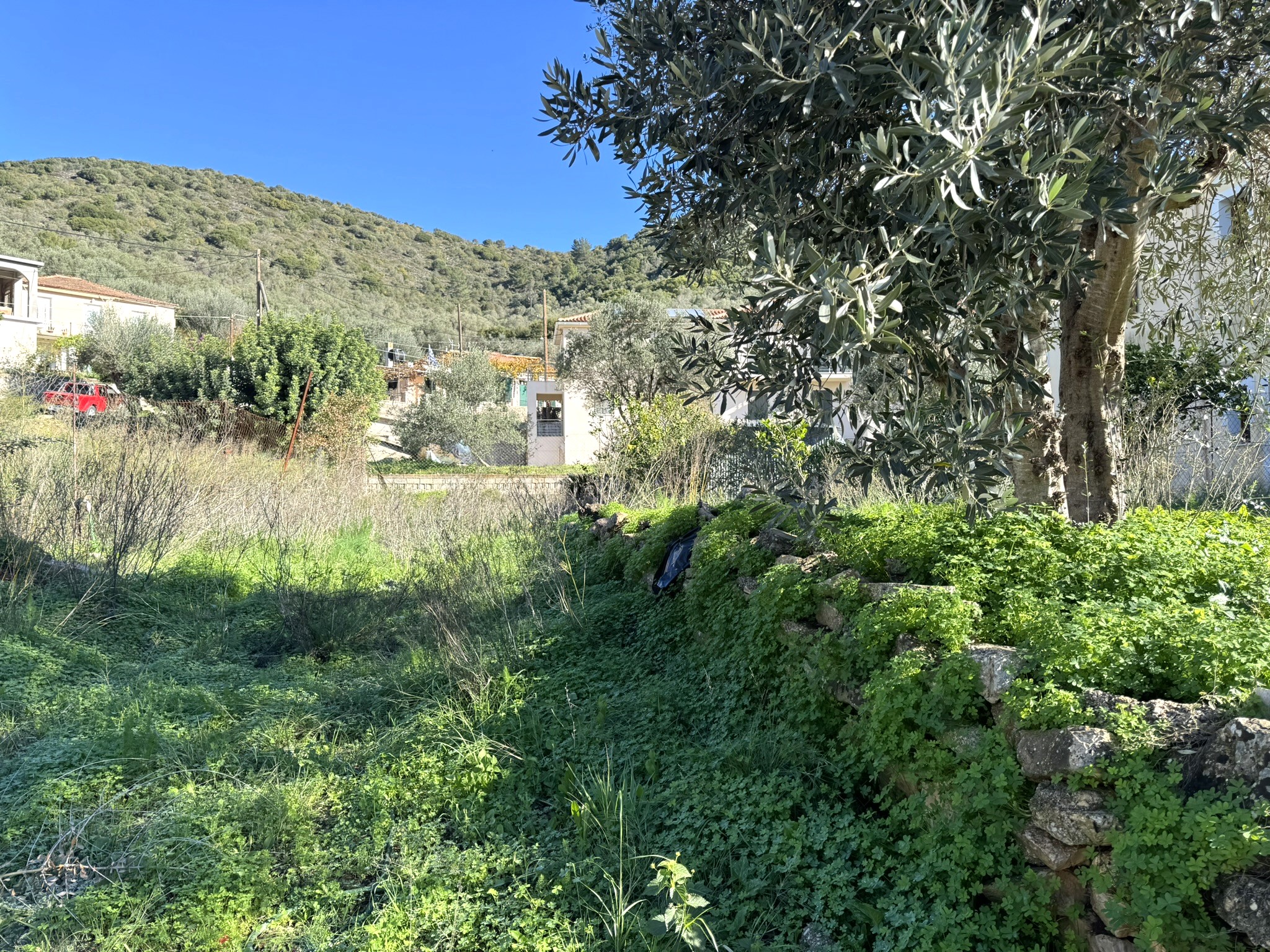 Terrain and landscape of land for sale in Ithaca Greece, Vathi