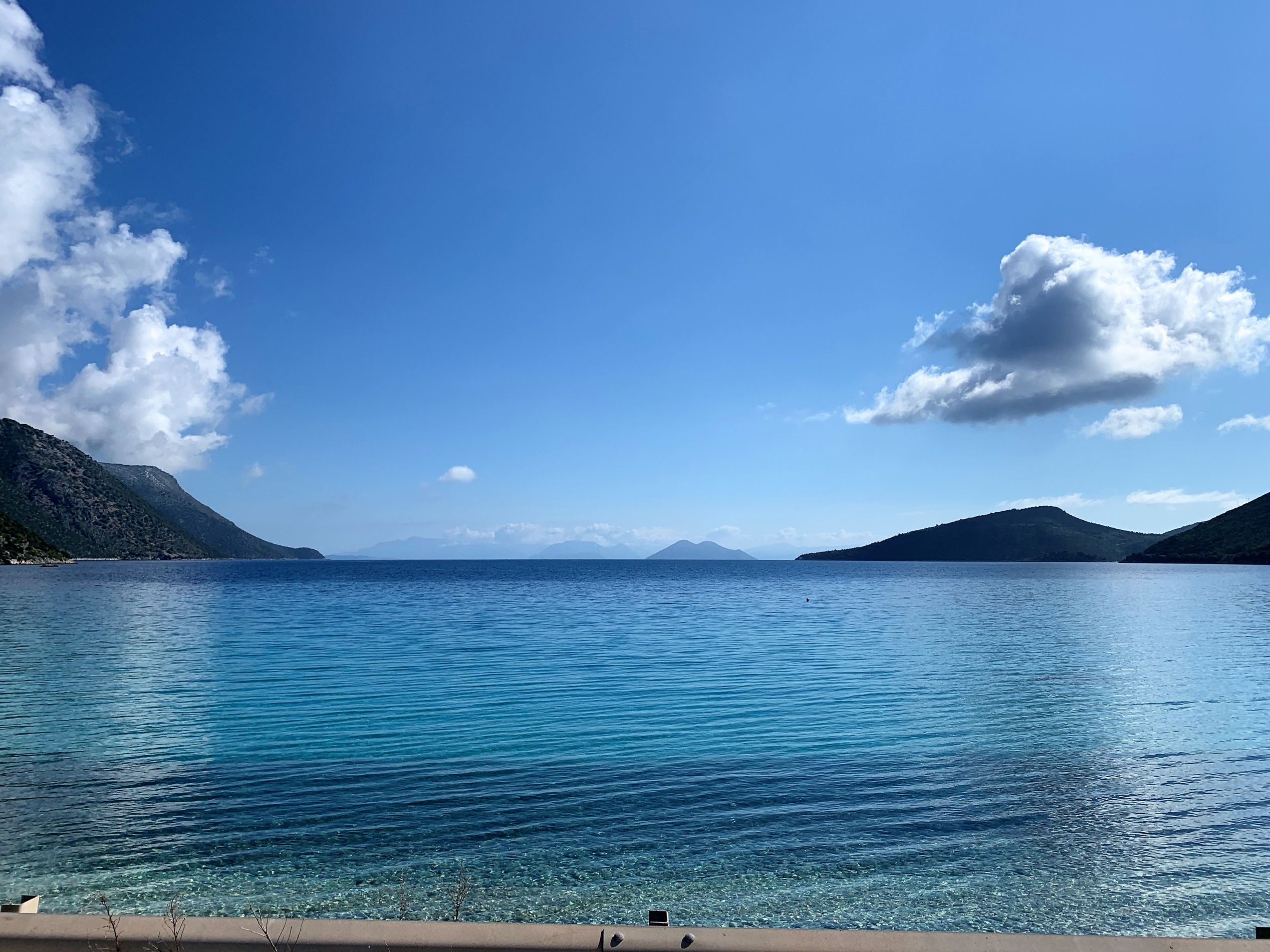 Sea views from land for sale in Ithaca Greece, Aetos