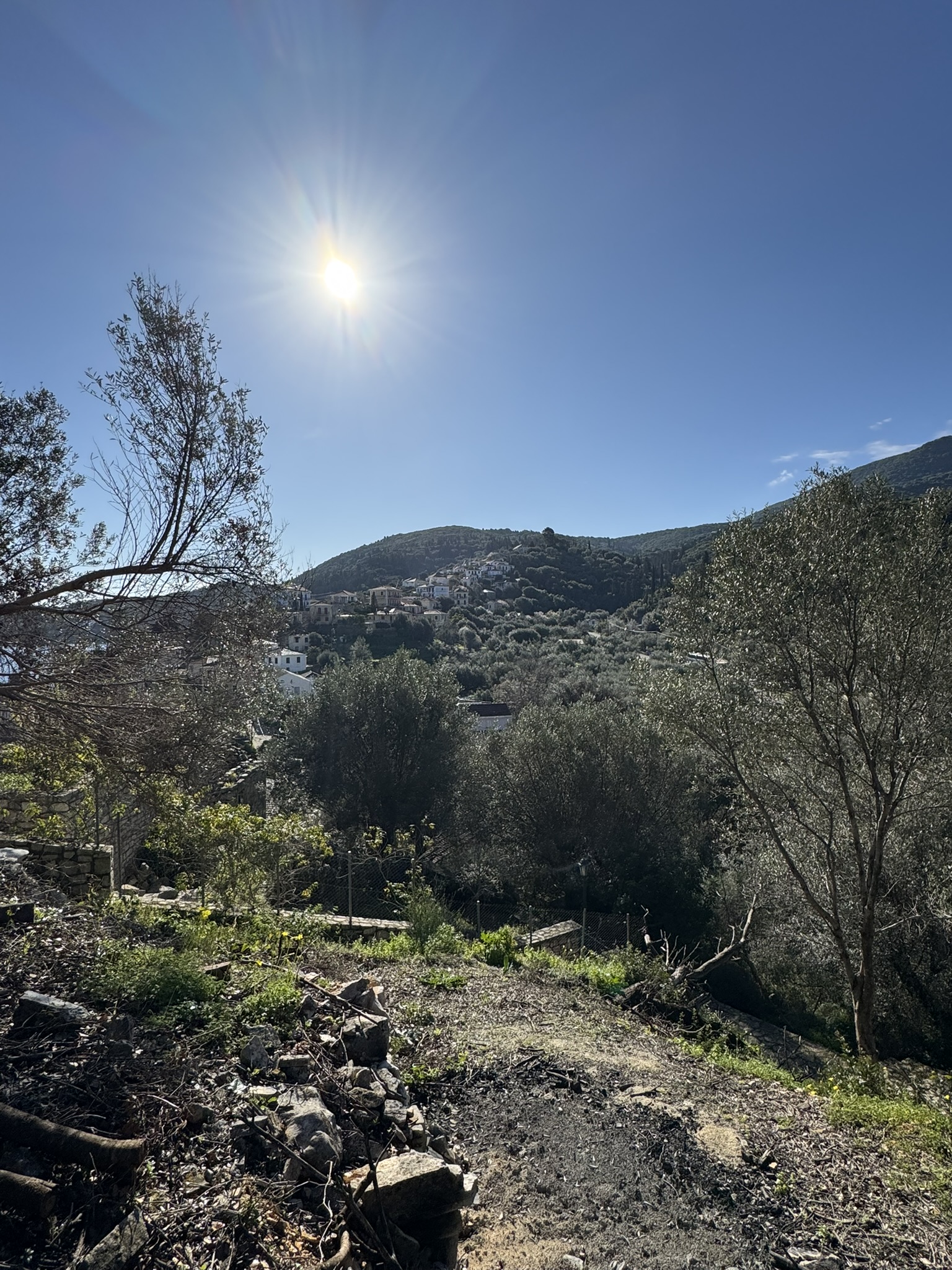 Terrain and landscape of land for sale in Ithaca Greece, Kioni