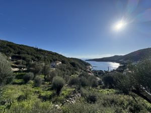 Sea views from land for sale in Ithaca Greece, Kioni