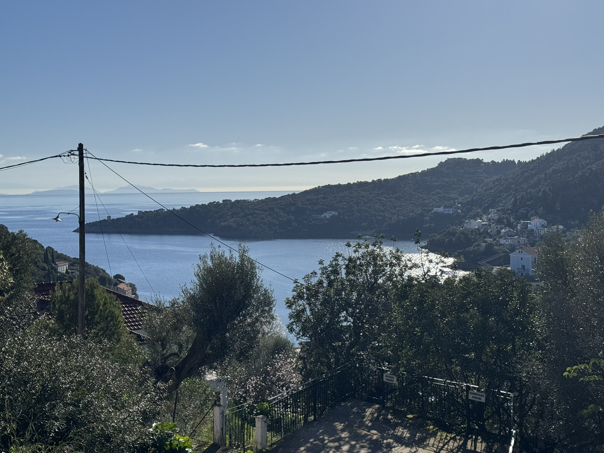 Views from land for sale in Ithaca Greece, Kioni