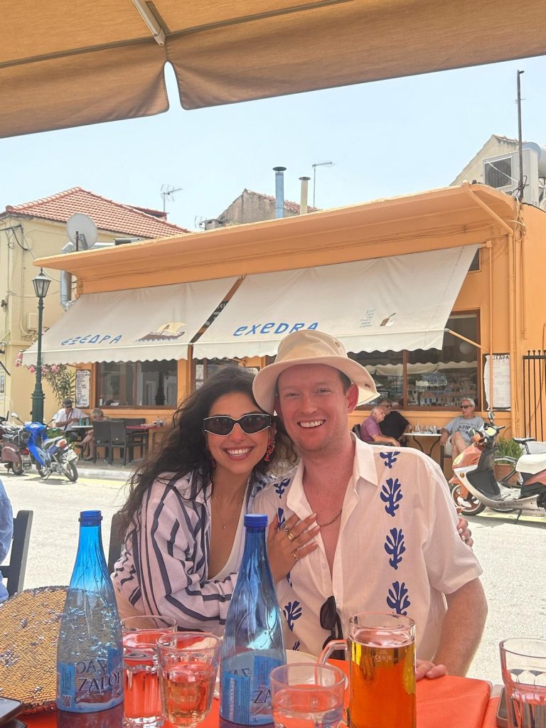 Lunch in Vathi, one day cruise around the island Ithaca Greece