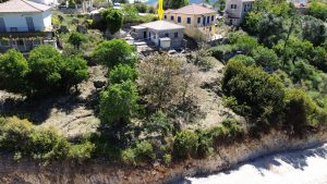 Aerial view and location of house for sale in Ithaca Greece, Exoghi