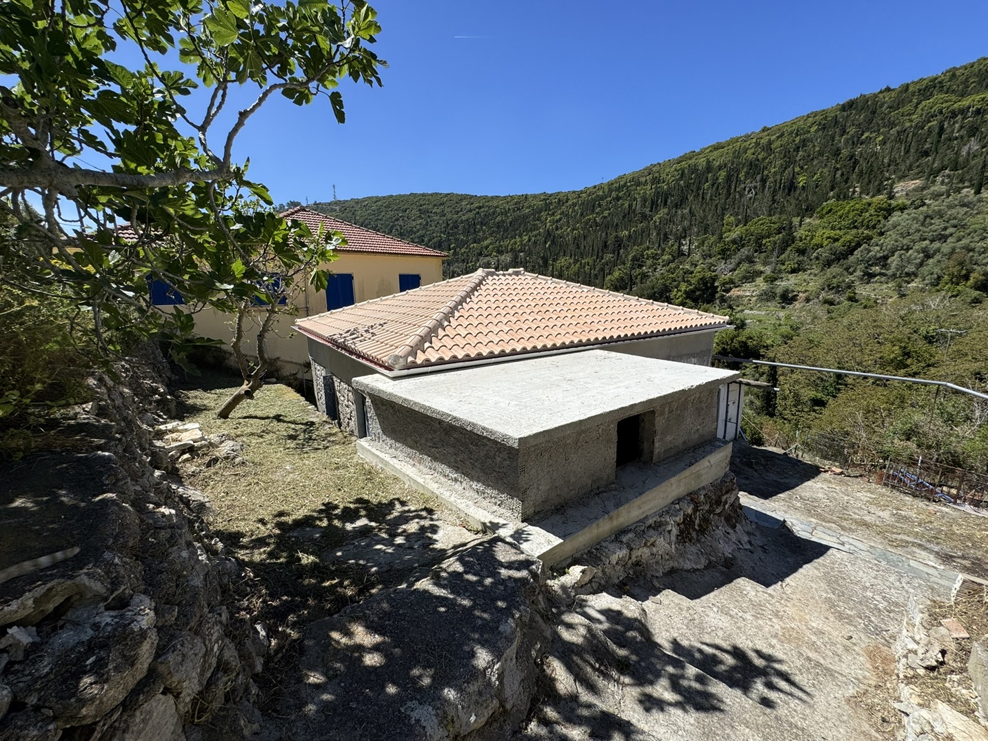 Outside area of house for sale in Ithaca Greece, Exoghi