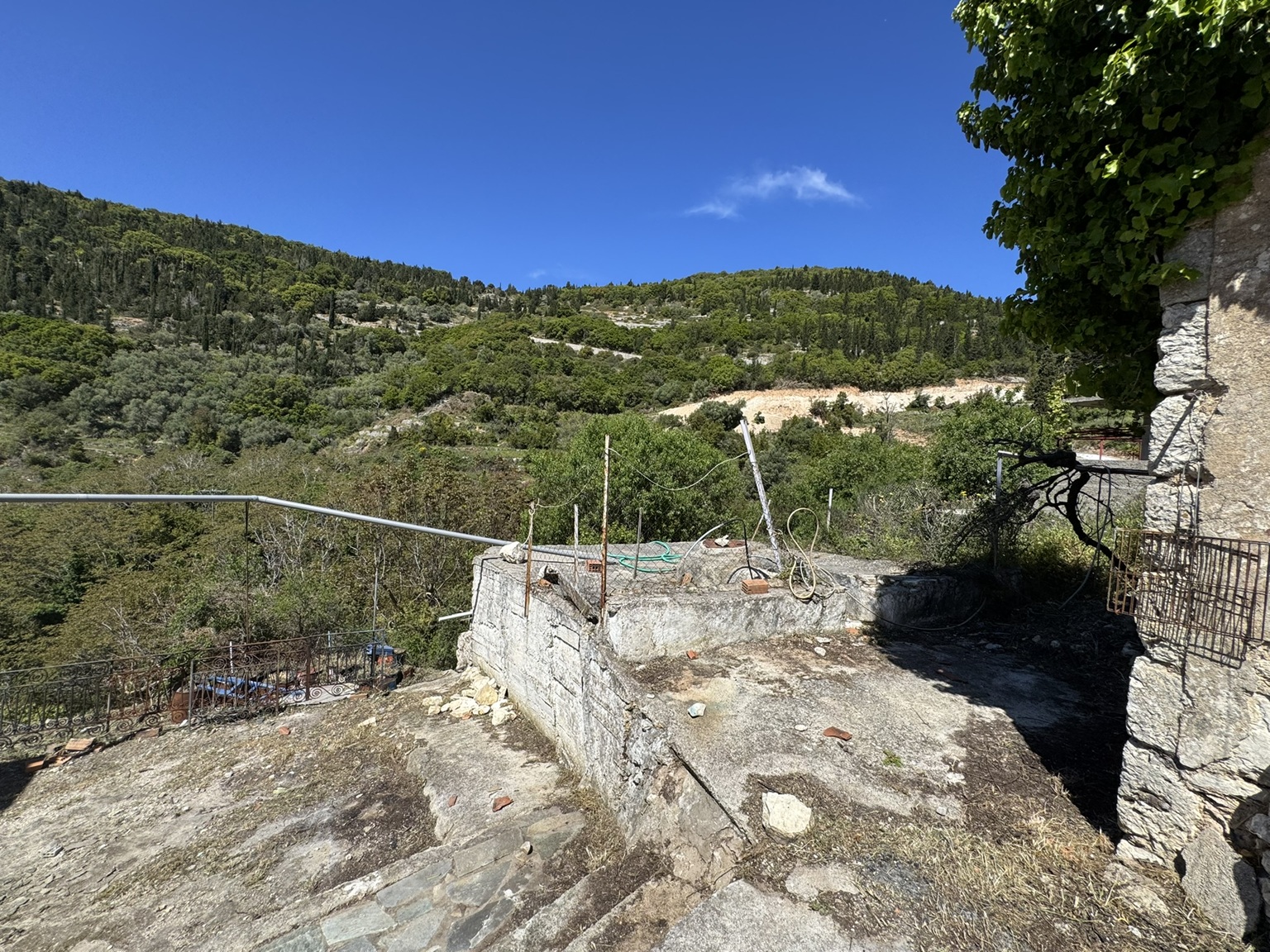 Outside area of house for sale in Ithaca Greece, Exoghi
