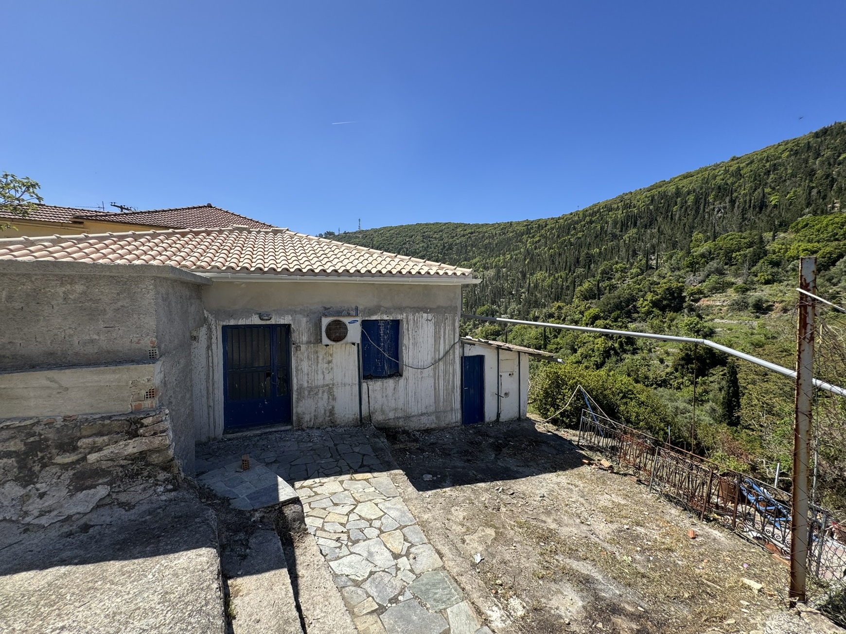 Outside area of house for sale in Ithaca Greece, Exoghi