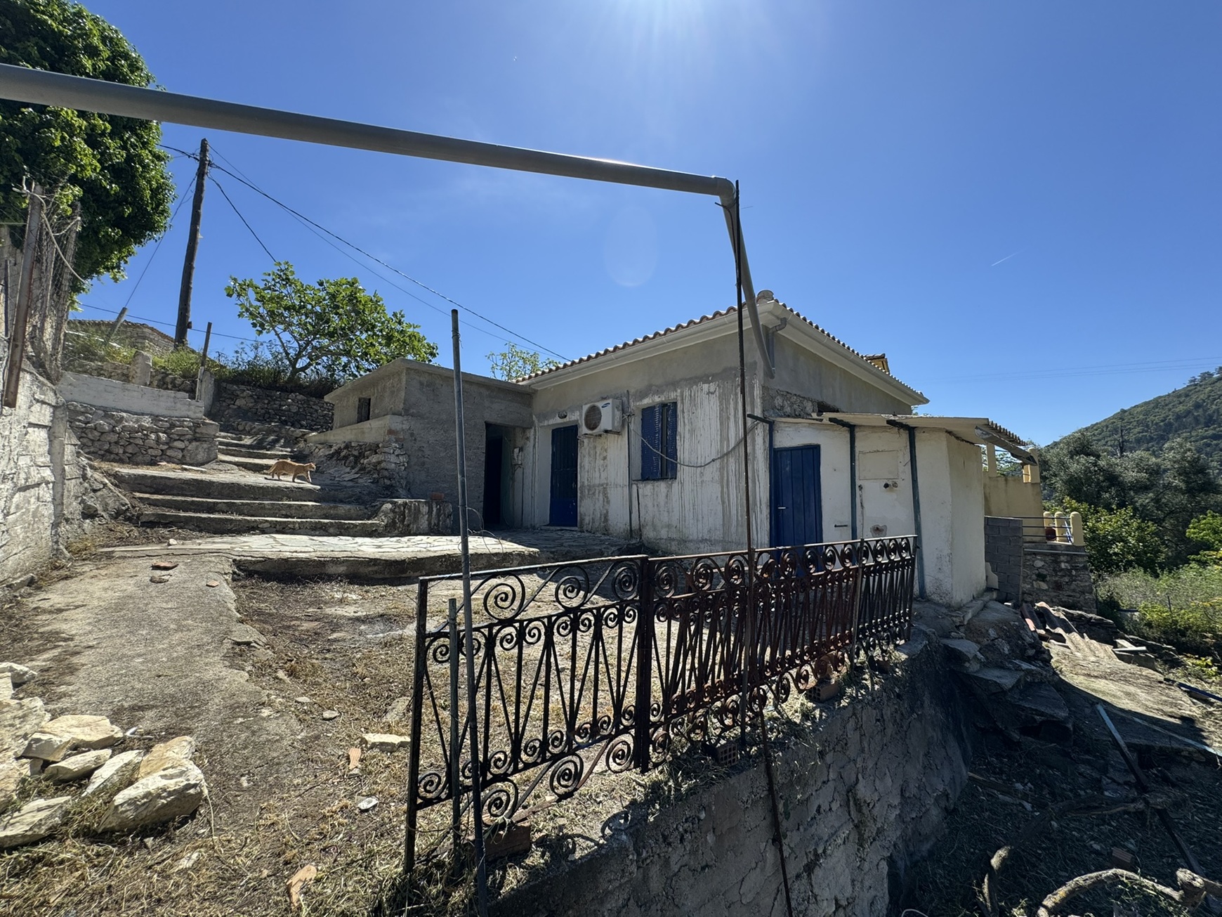 Outside area of house for sale in Ithaca Greece, Exoghi