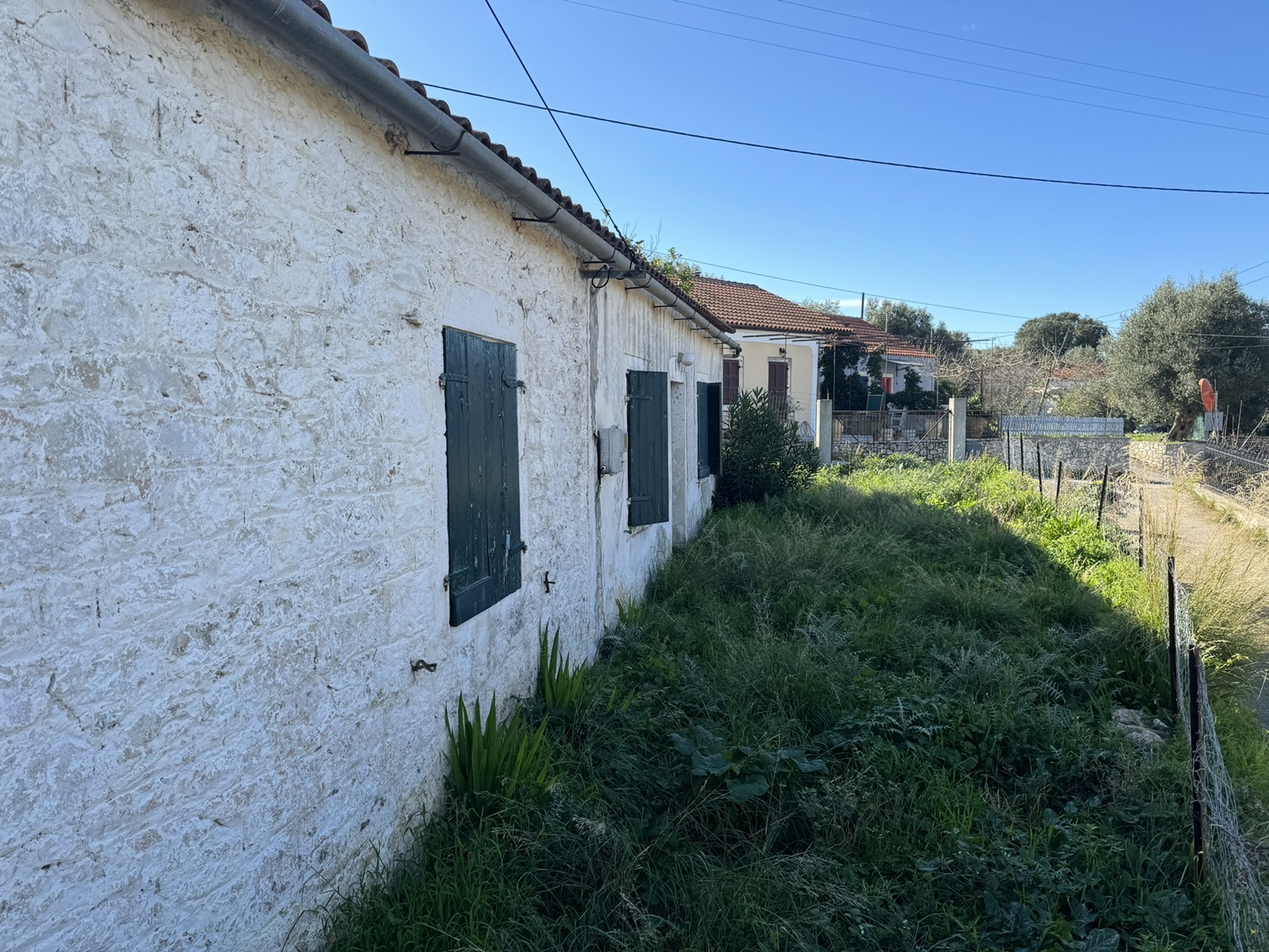 Outside areas of house for sale in Ithaca Greece, Stavros
