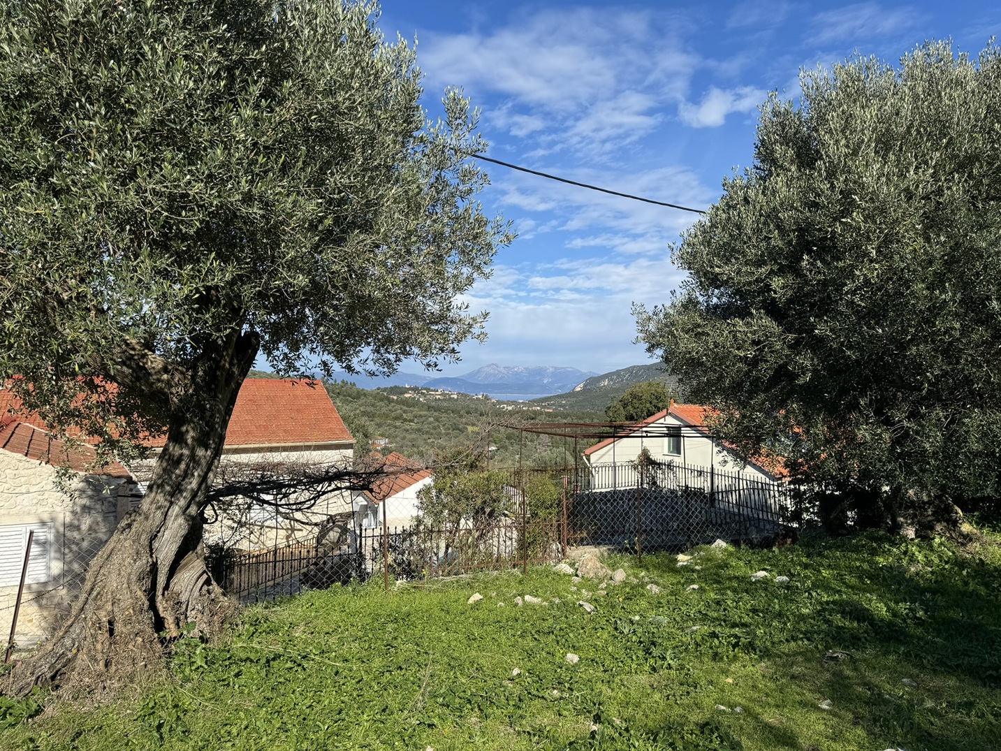 Garden and views of house for sale in Ithaca Greece, Stavros
