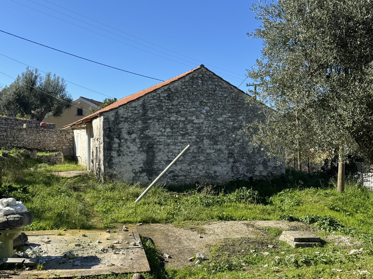 Outside area of house for sale in Ithaca Greece, Stavros