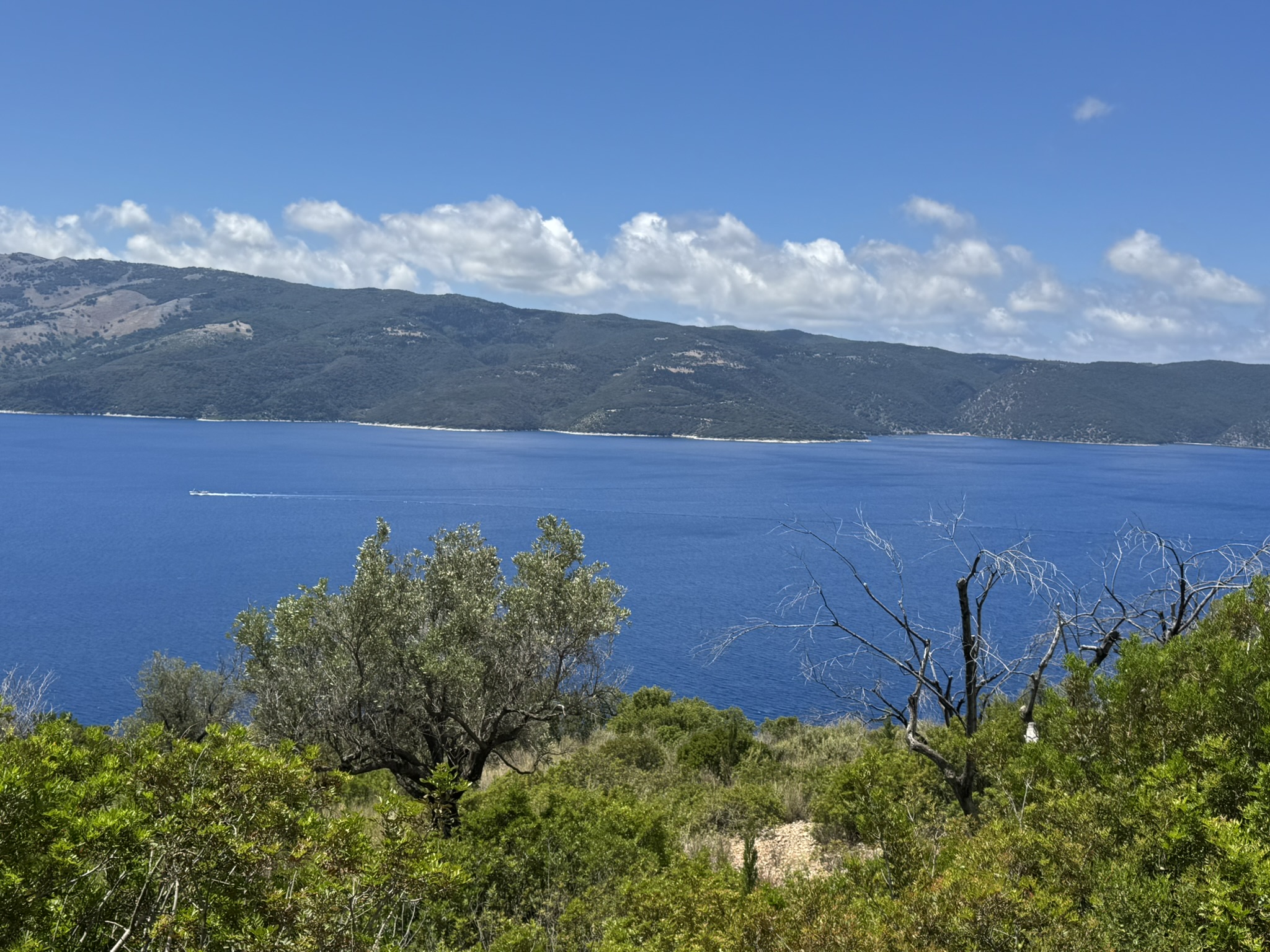 Views from land for sale in Ithaca Greece, Ag. Yiannis