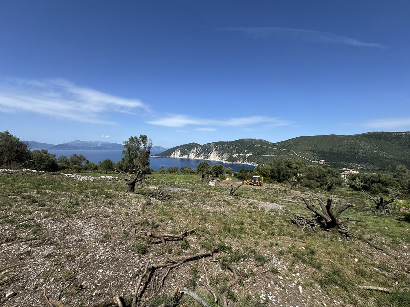 Views from land for sale in Ithaca Greece, Kolleri