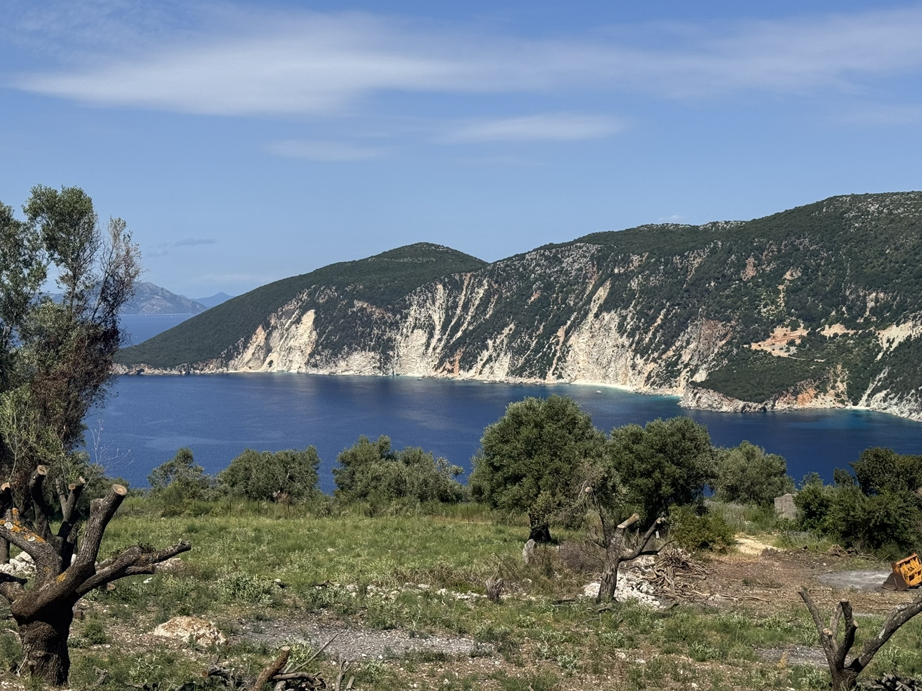 Views from land for sale in Ithaca Greece, Kolleri