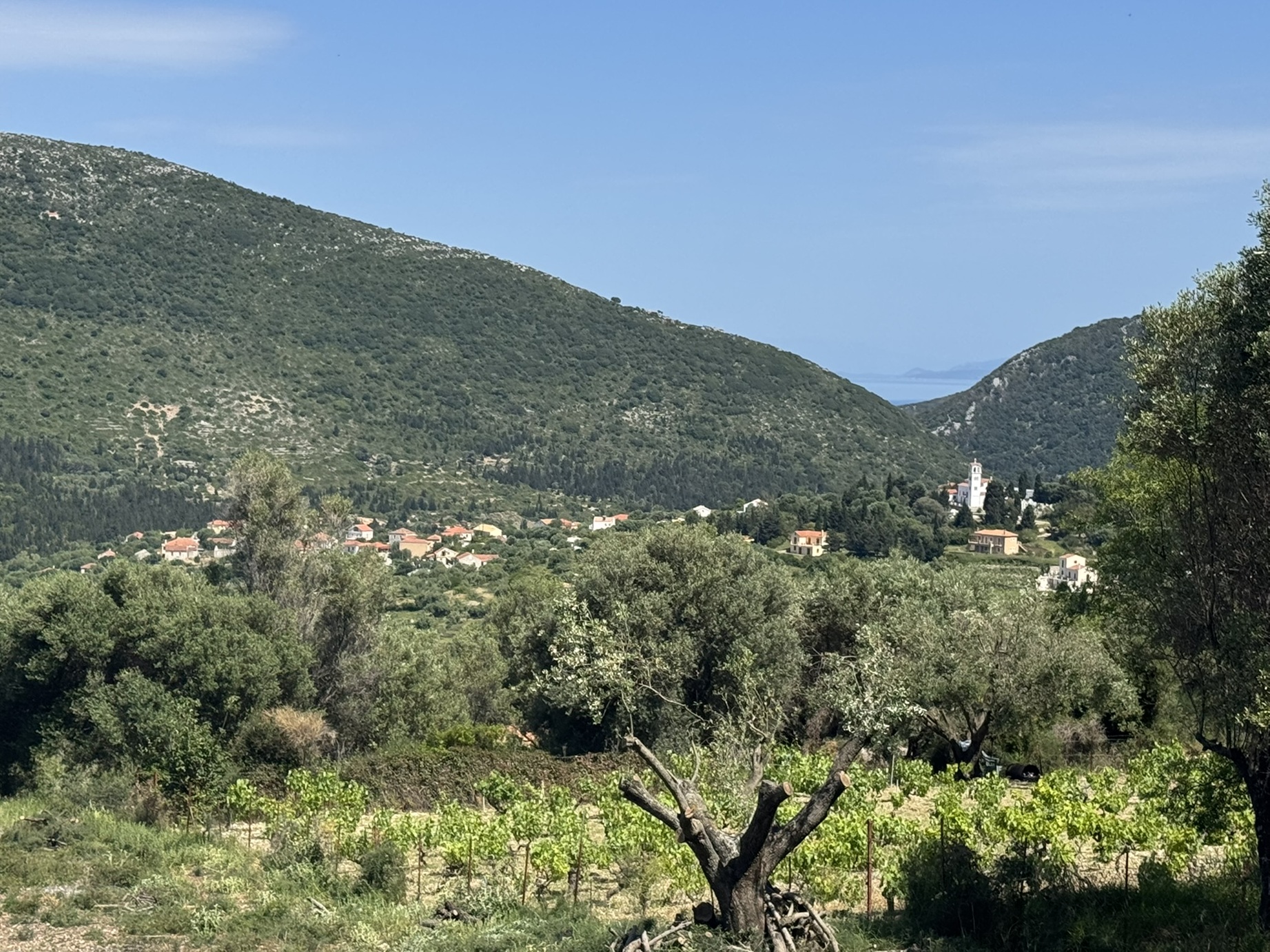 Views from land for sale in Ithaca Greece, Kolleri