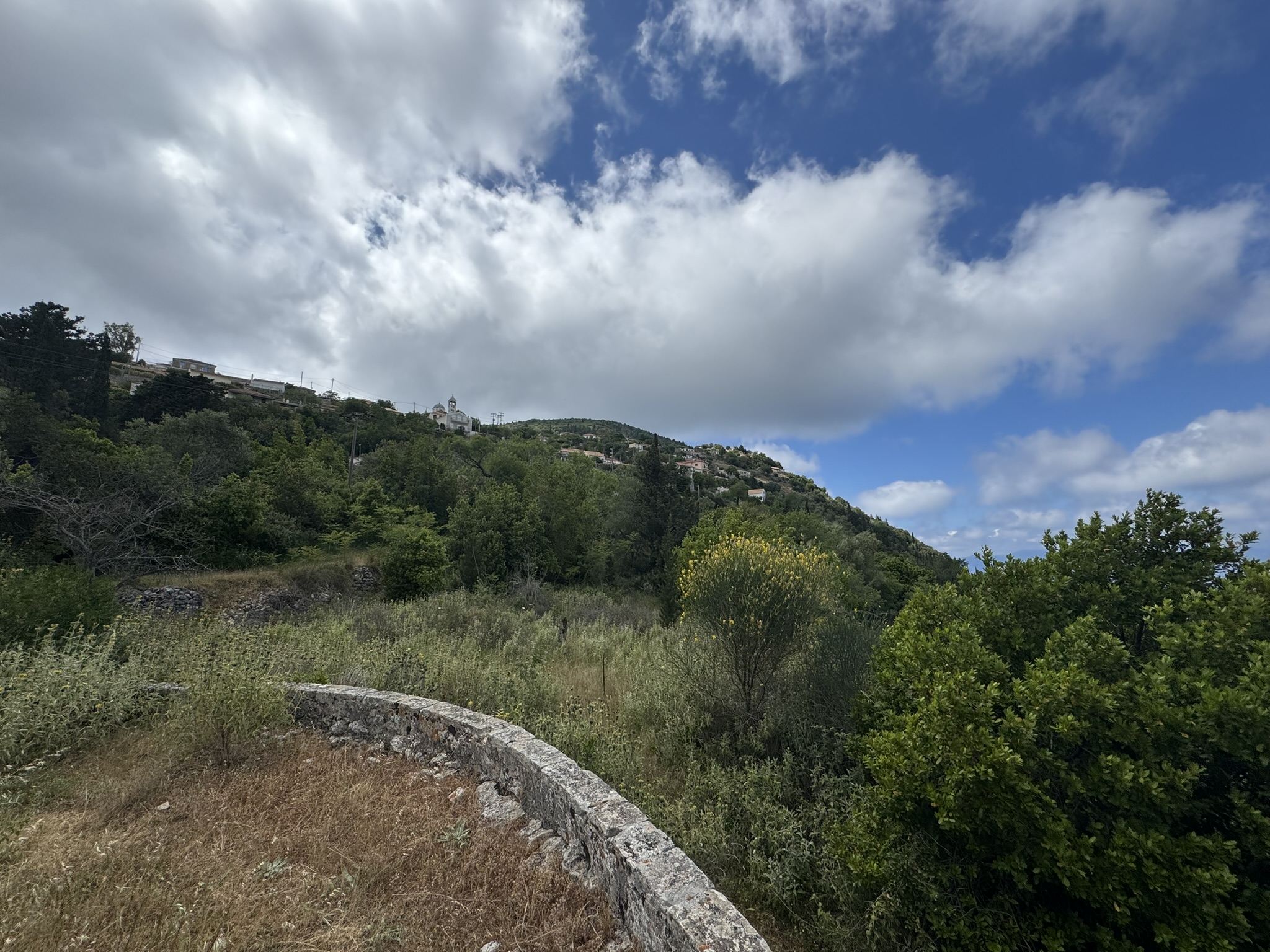 Views from plot 3 of land for sale in Ithaca Greece, Exoghi