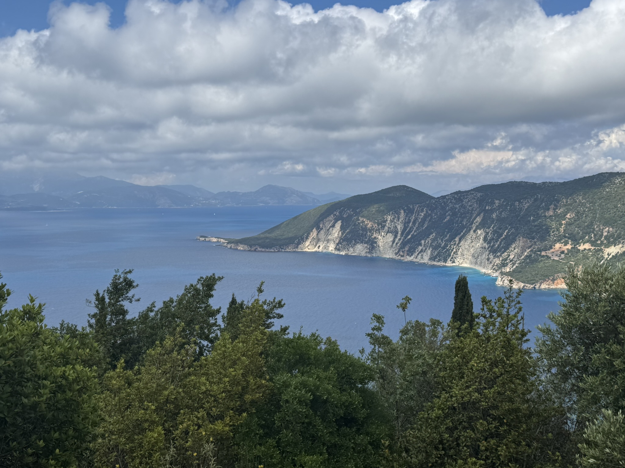 Views from plot 3 of land for sale in Ithaca Greece, Exoghi