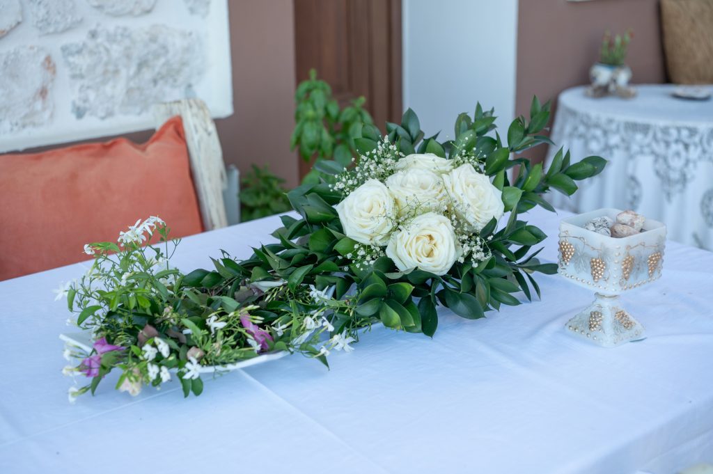 Detail at wedding in Ithaca Greece, Anoghi