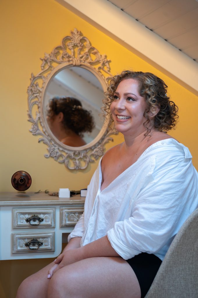 Bridal makeup for wedding in Ithaca Greece, Anoghi