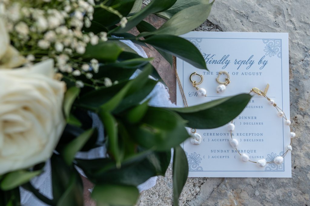 Invitation at wedding in Ithaca Greece, Anoghi