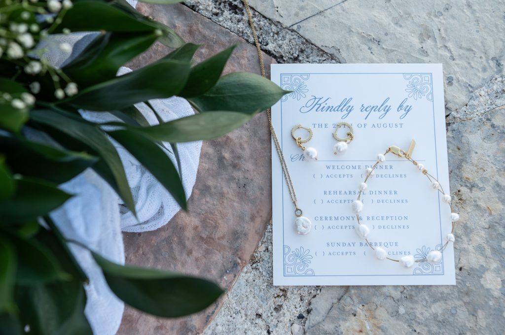 Invitation at wedding in Ithaca Greece, Anoghi