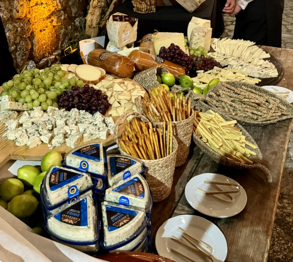 Catering at wedding reception in Ithaca Greece, Anoghi