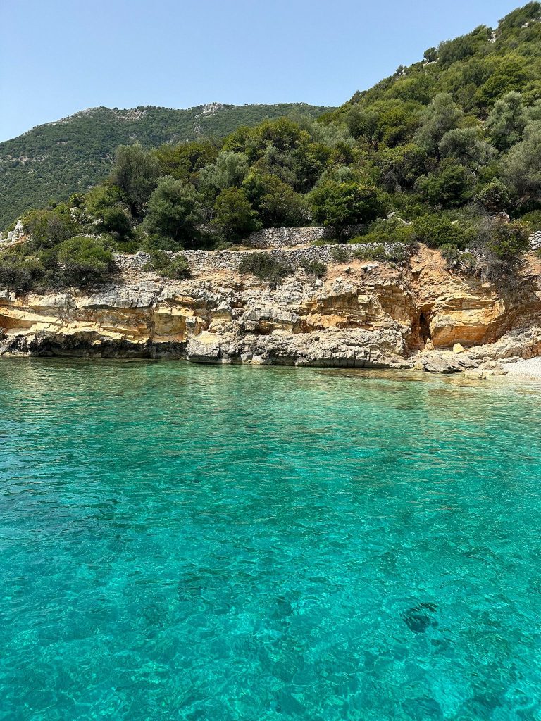 Boat day before wedding in Ithaca Greece, Anoghi