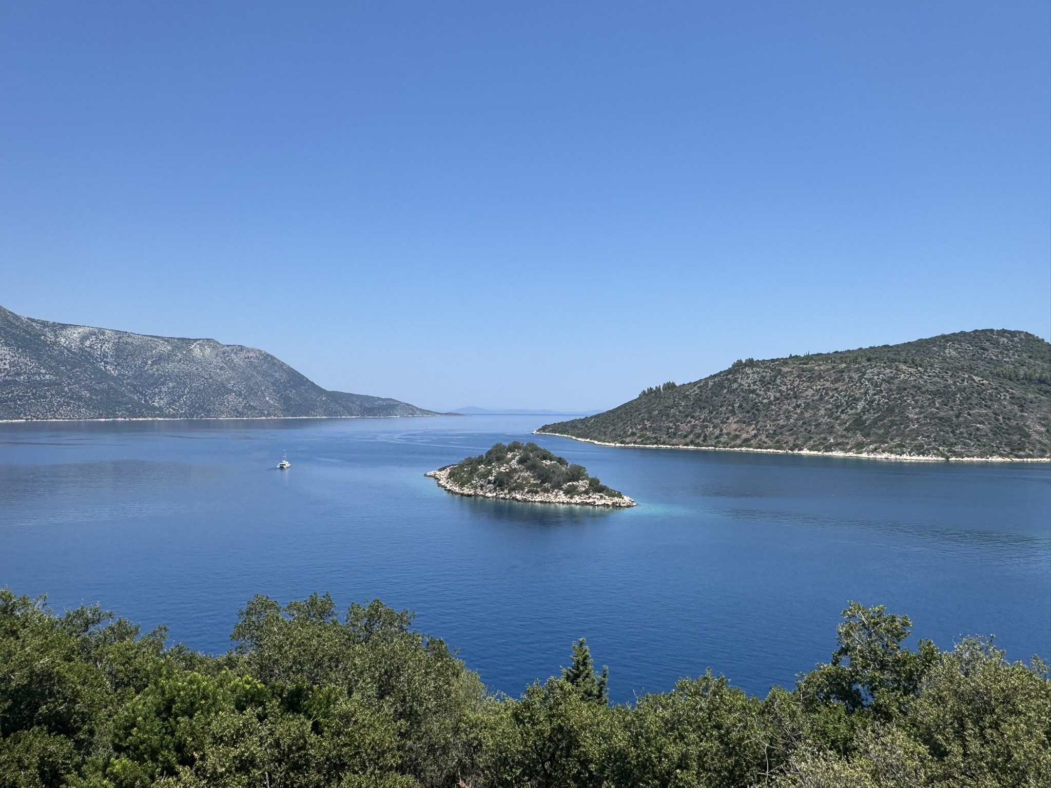 Sea views from top floor of house for sale in Ithaca Greece, Vathi