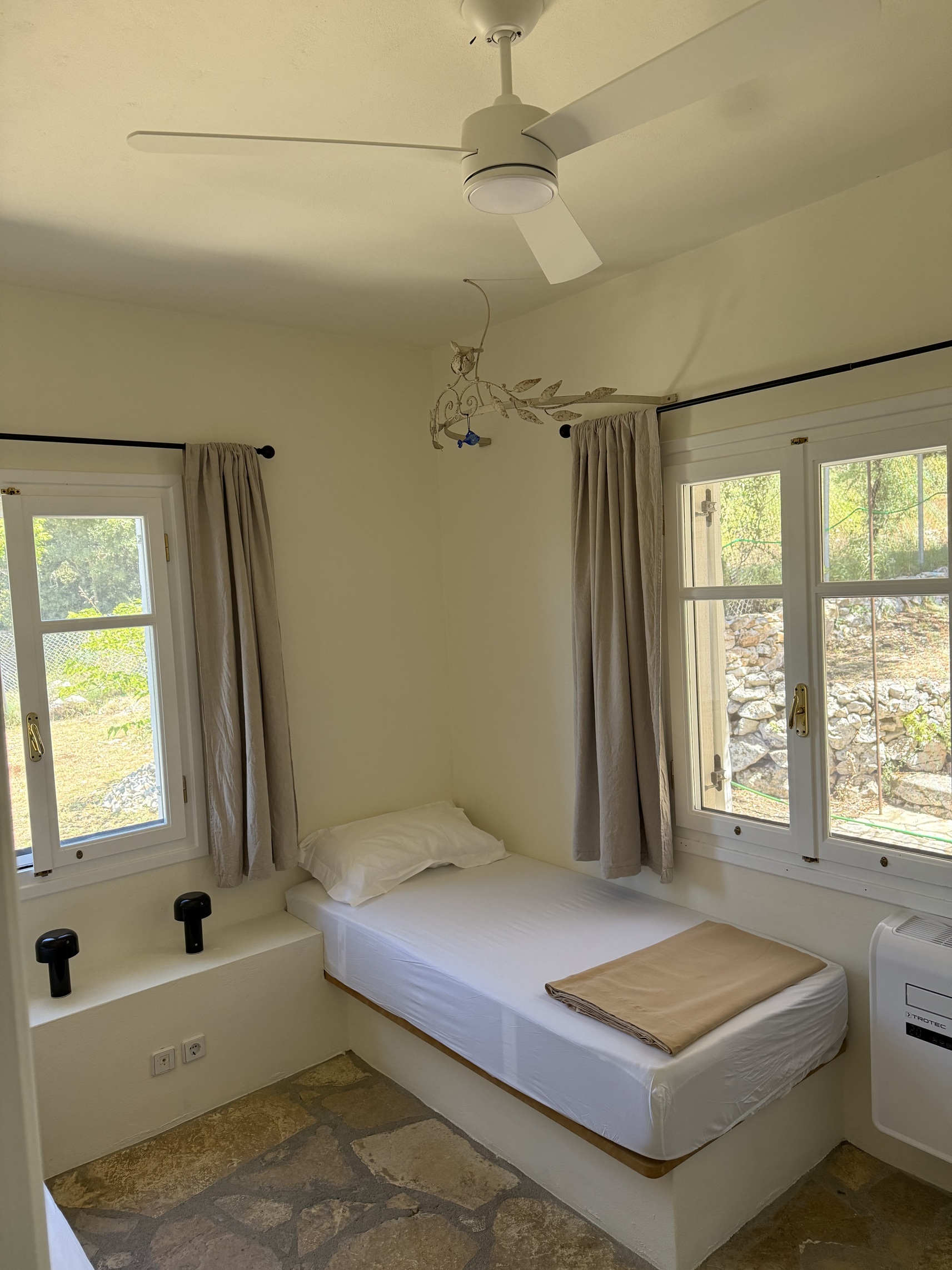 Twin bedroom of house for sale in Ithaca Greece, Stavros