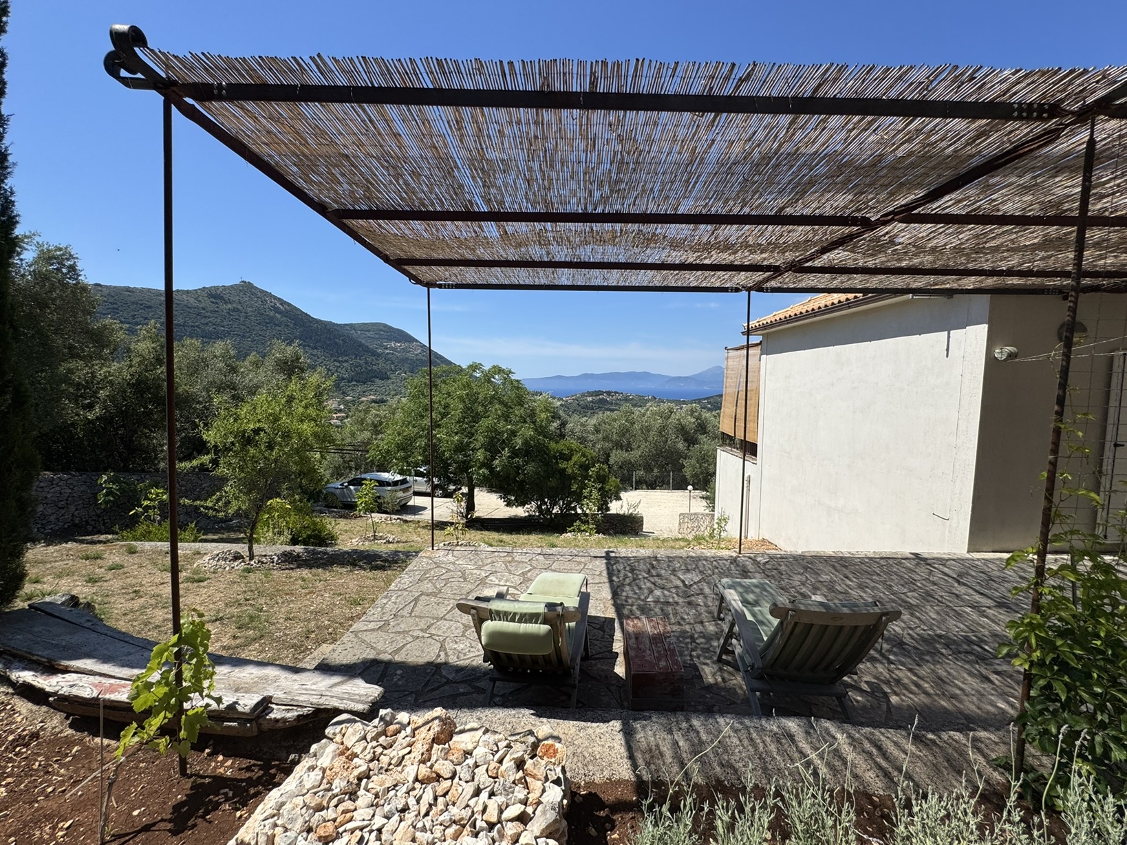 Outside areas of house for sale in Ithaca Greece, Stavros