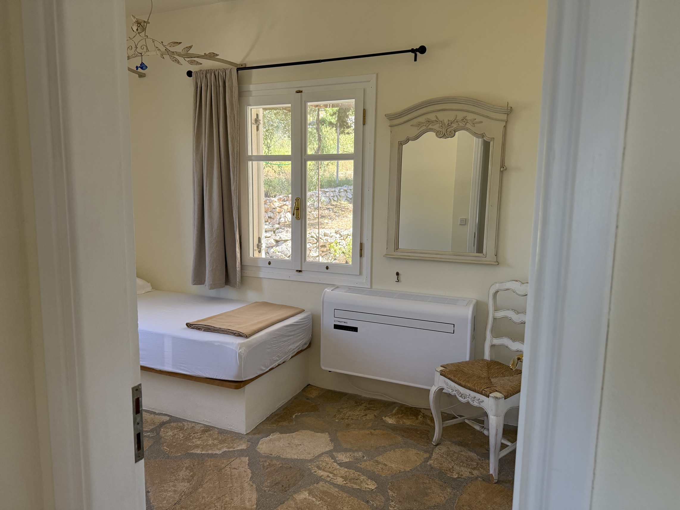 Twin bedroom of house for sale in Ithaca Greece, Stavros