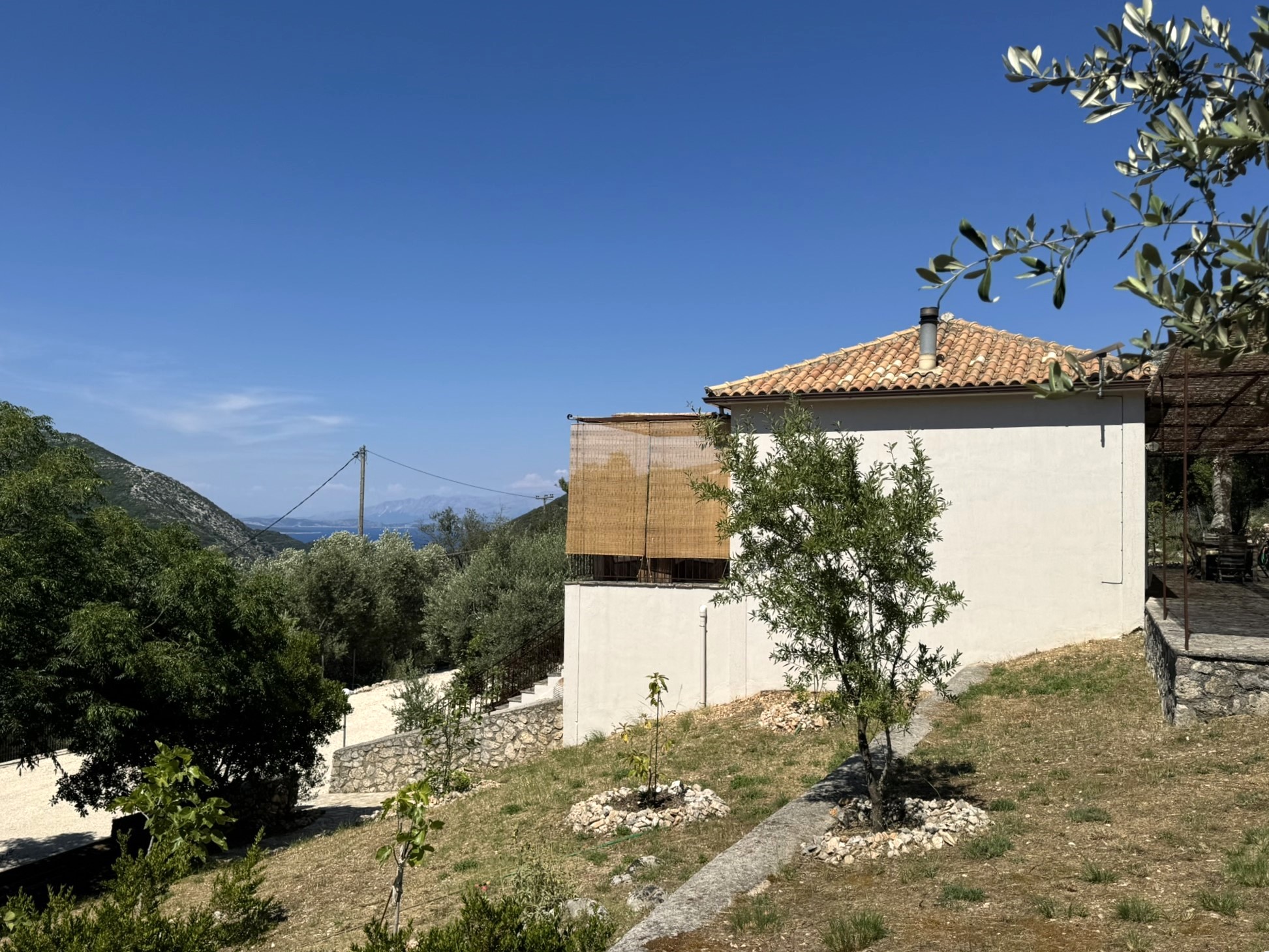 External view of house for sale in Ithaca Greece, Stavros