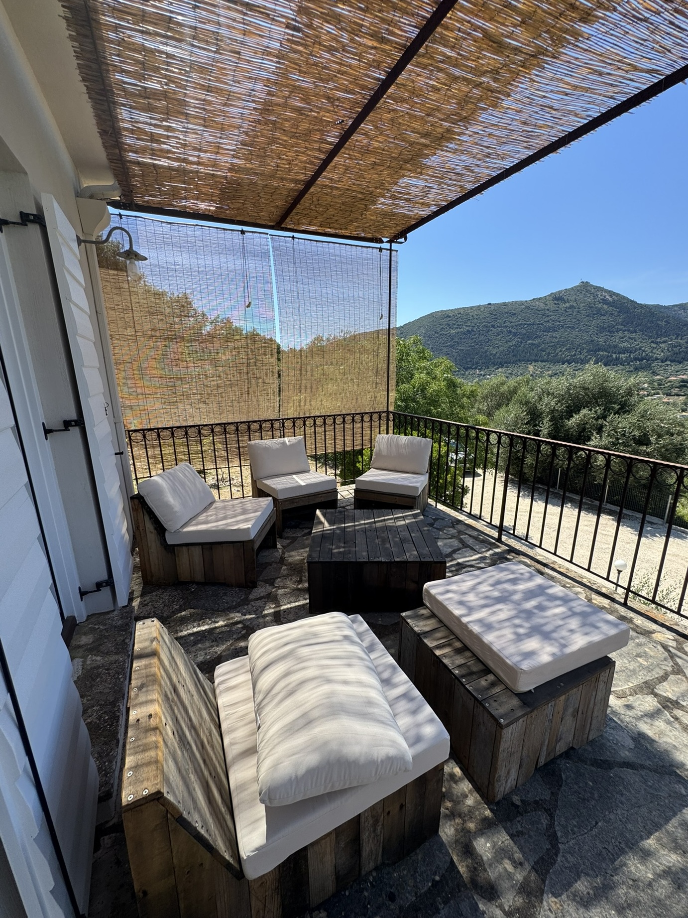Veranda of house for sale in Ithaca Greece, Stavros