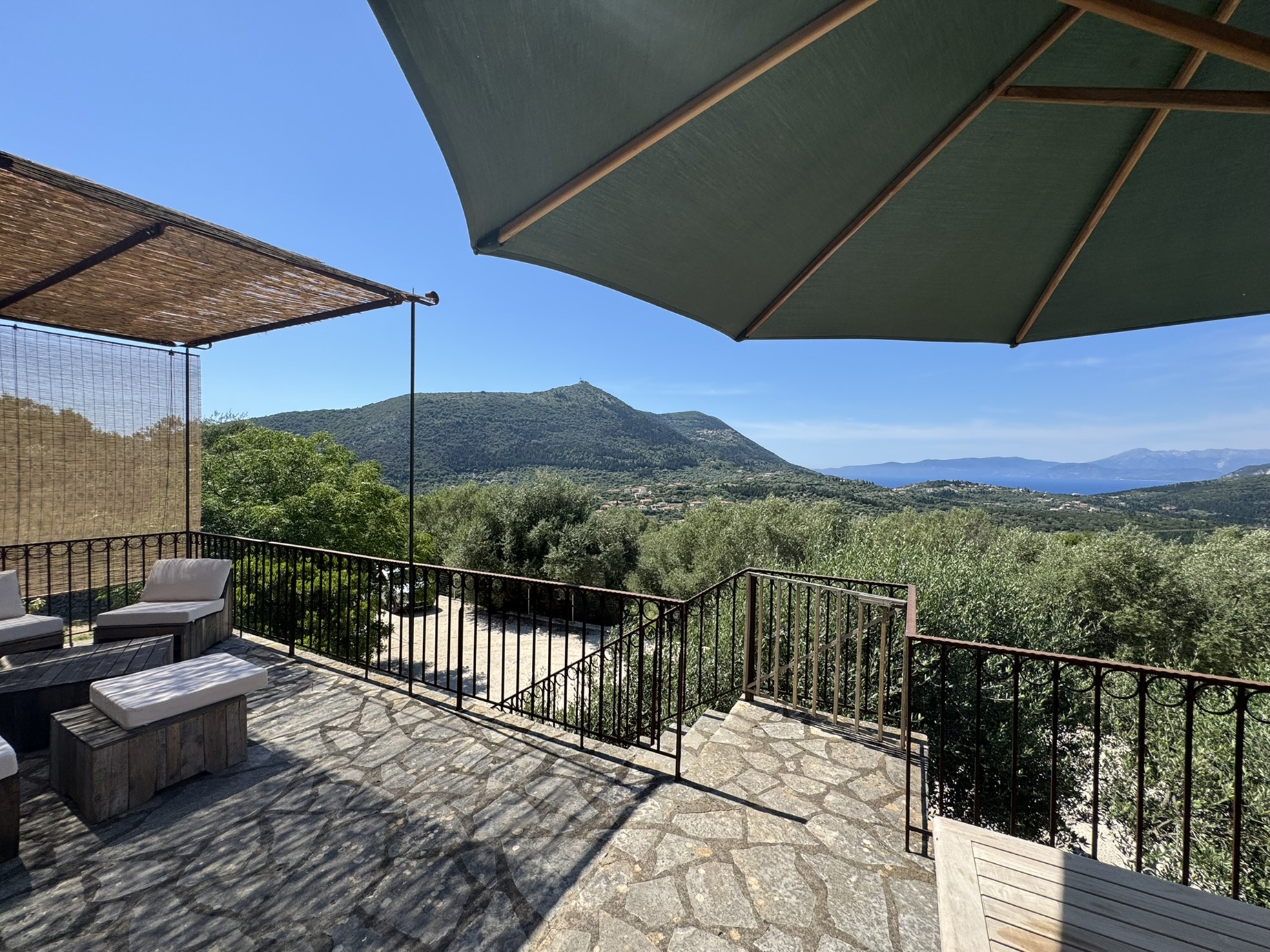 Views from veranda of house for sale in Ithaca Greece, Stavros