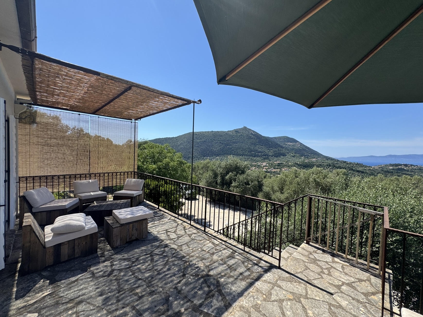 Views from veranda of house for sale in Ithaca Greece, Stavros