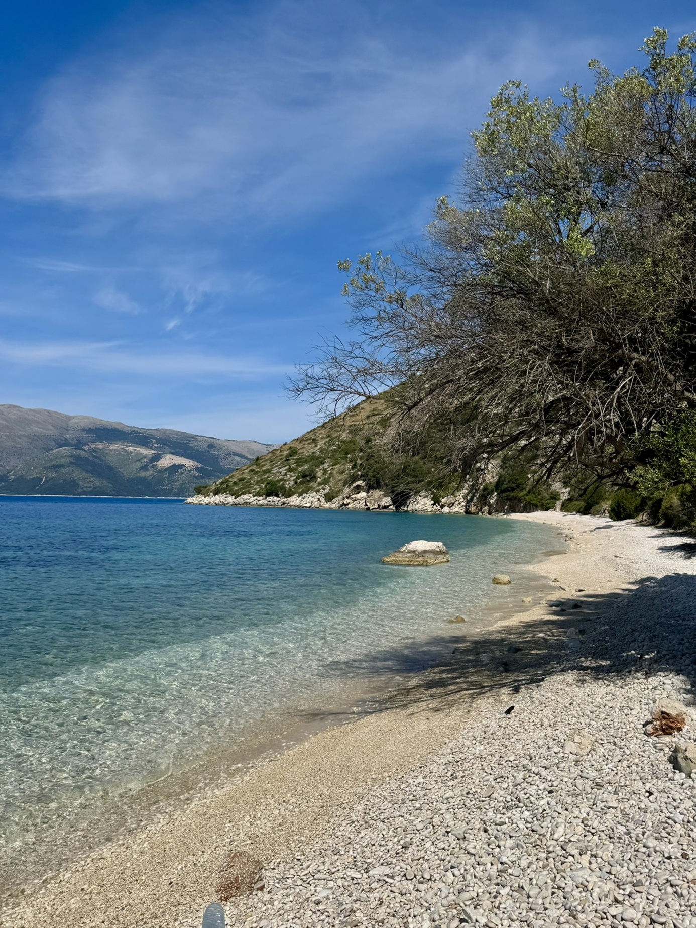 Beach near land for sale in Ithaca Greece, Piso Aetos