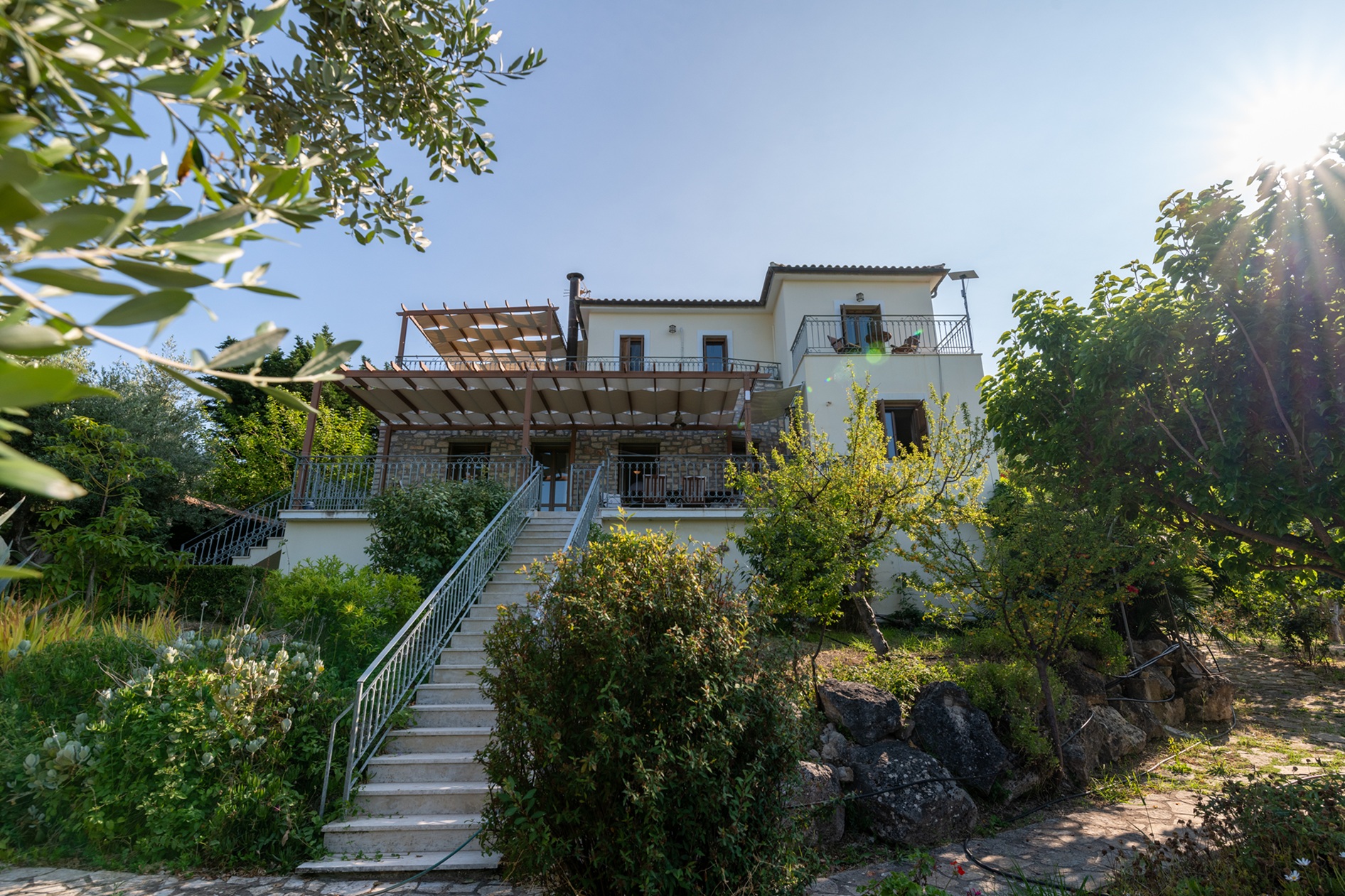 External view of house for rent in Ithaca Greece, Pilikata