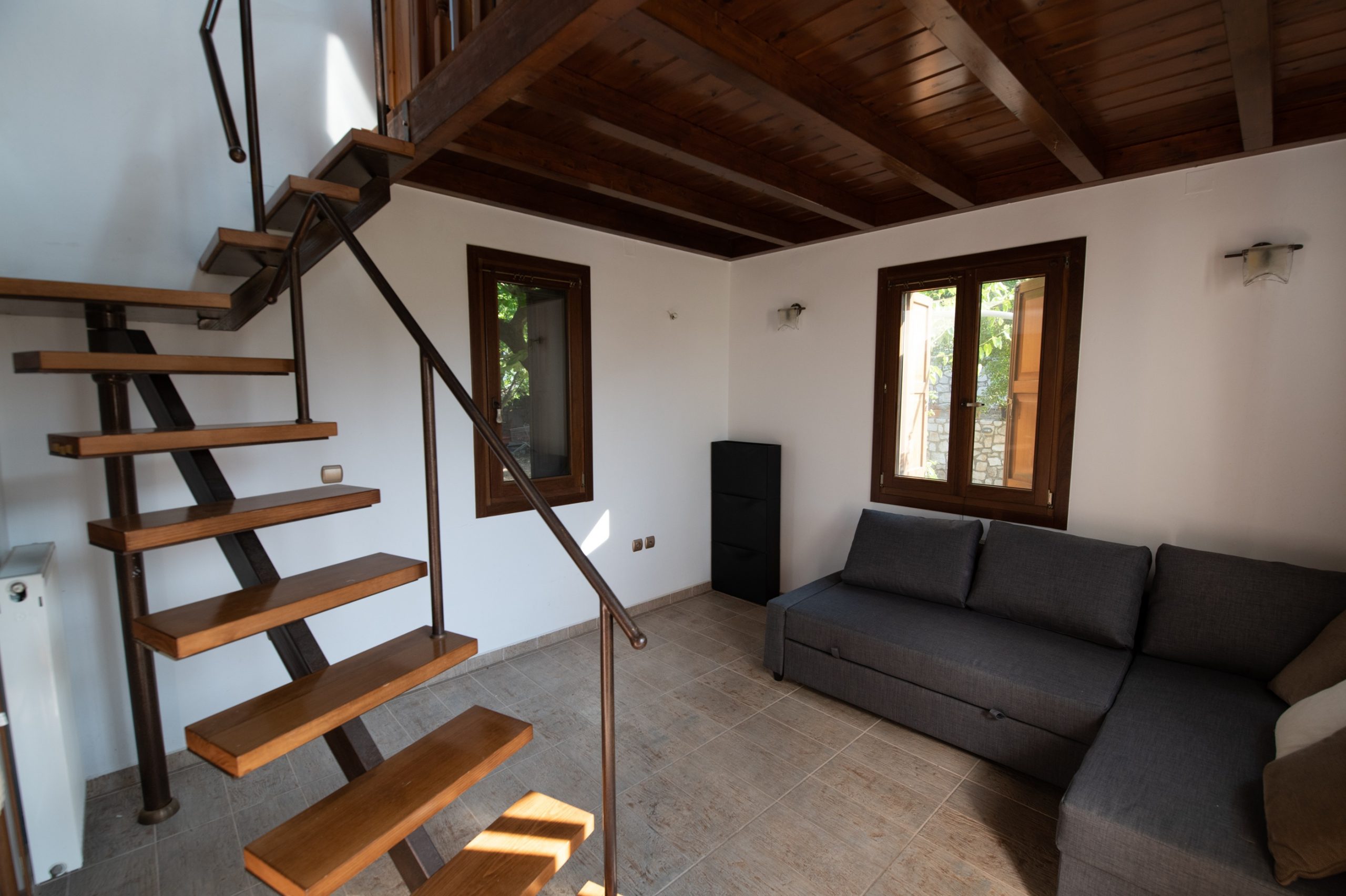 Living area in house for rent in Ithaca Greece, Pilikata