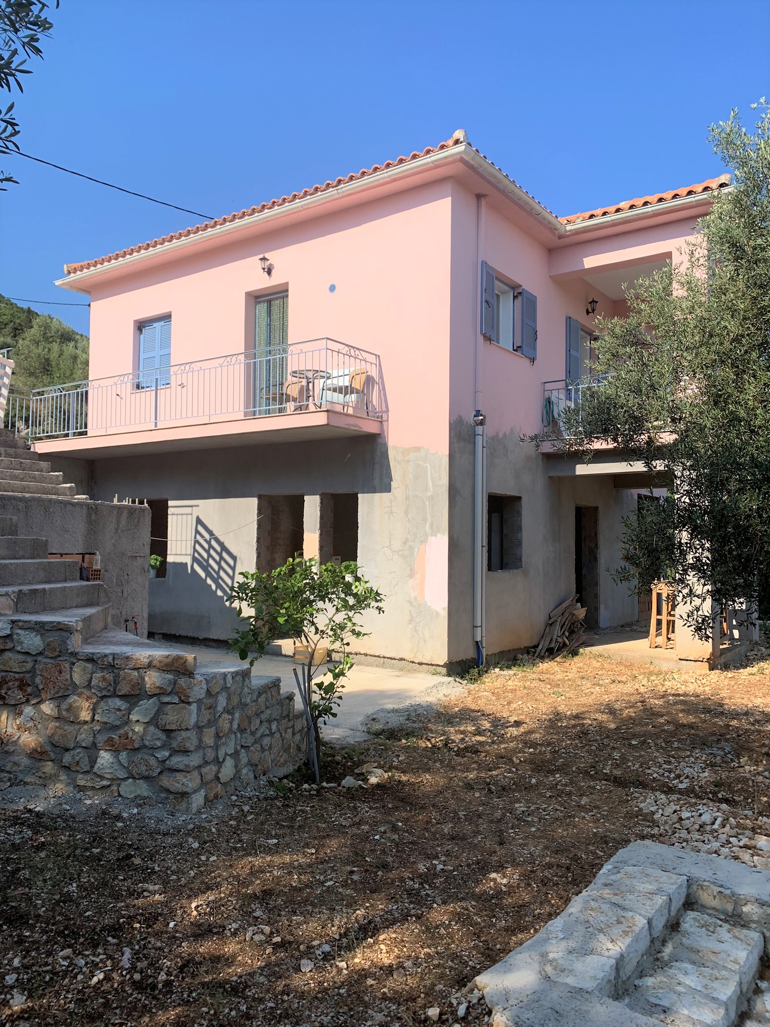 External view of house for sale in Ithaca Greece, Stavros