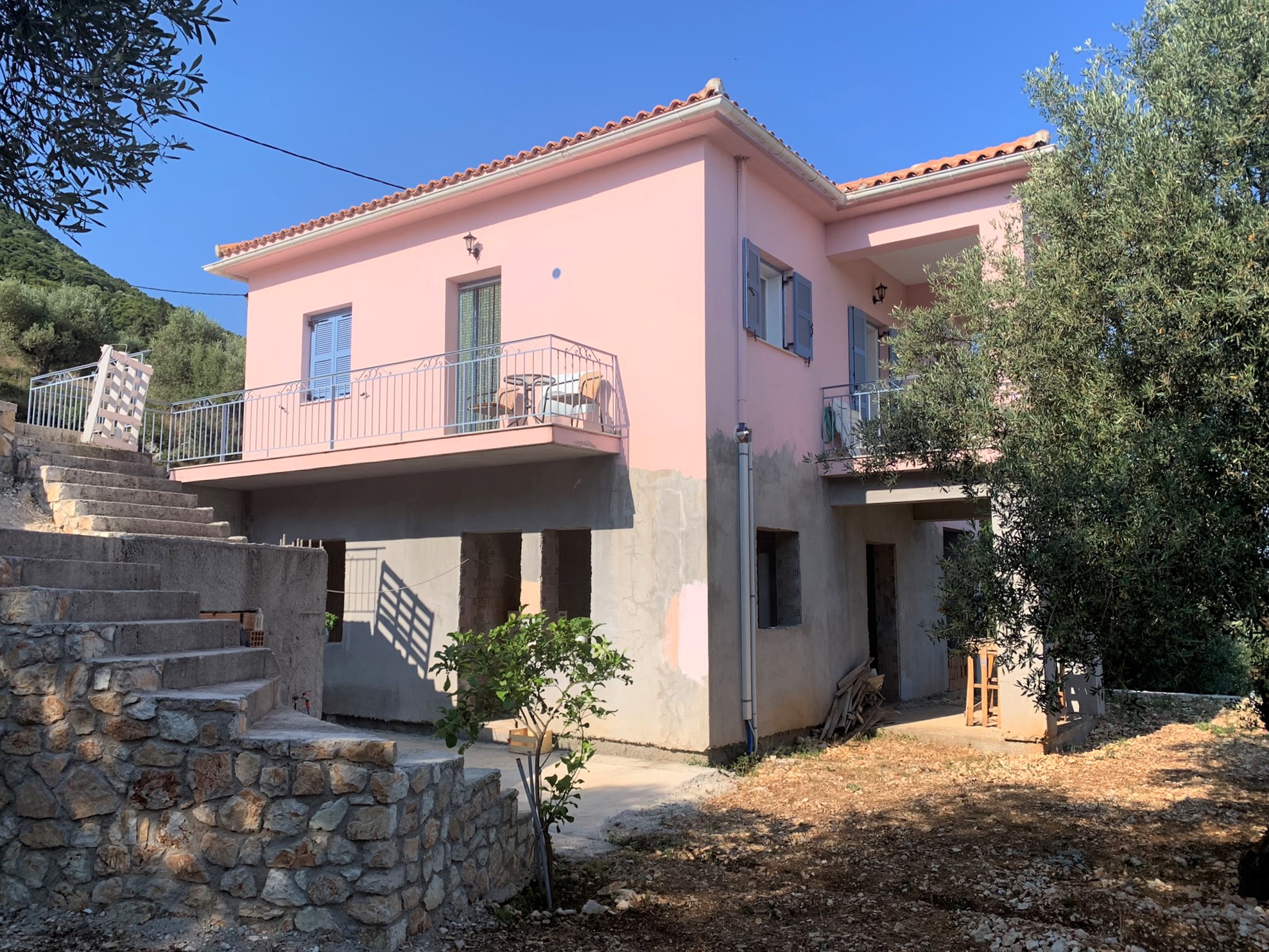 External view of house for sale in Ithaca Greece, Stavros