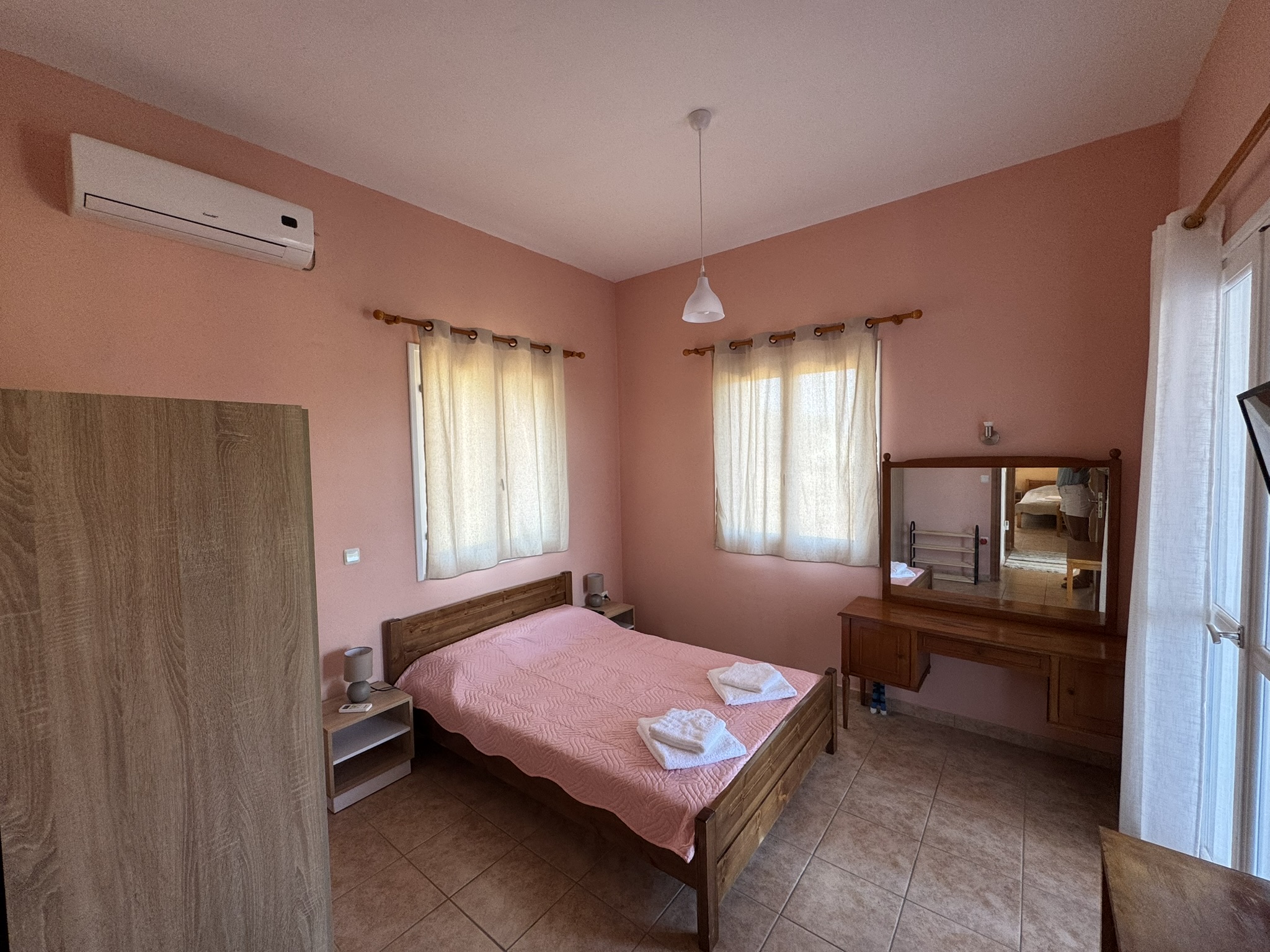 Double bedroom of house for sale in Ithaca Greece, Stavros