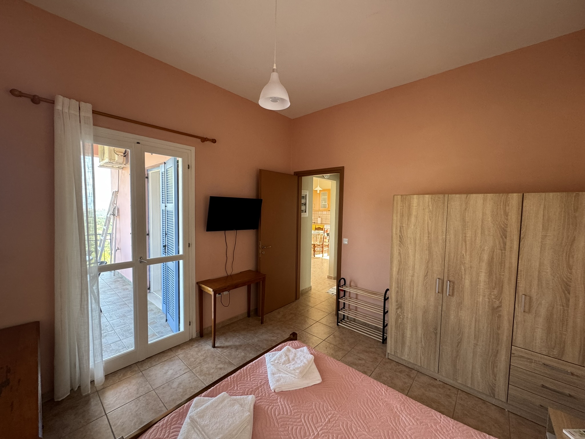 Double bedroom of house for sale in Ithaca Greece, Stavros