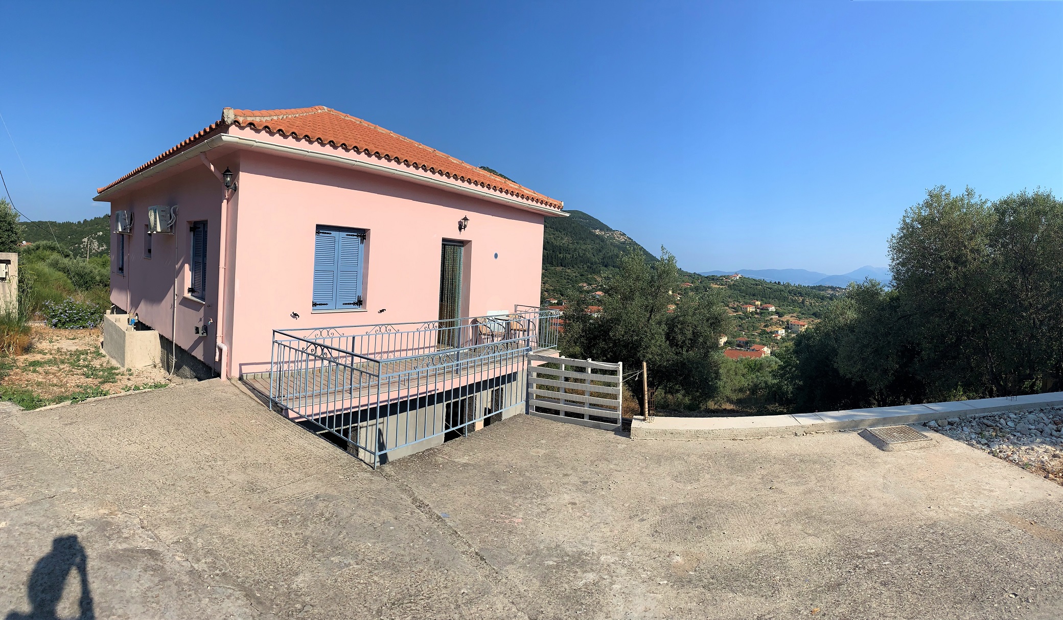 Exterior of house for sale in Ithaca Greece, Stavros