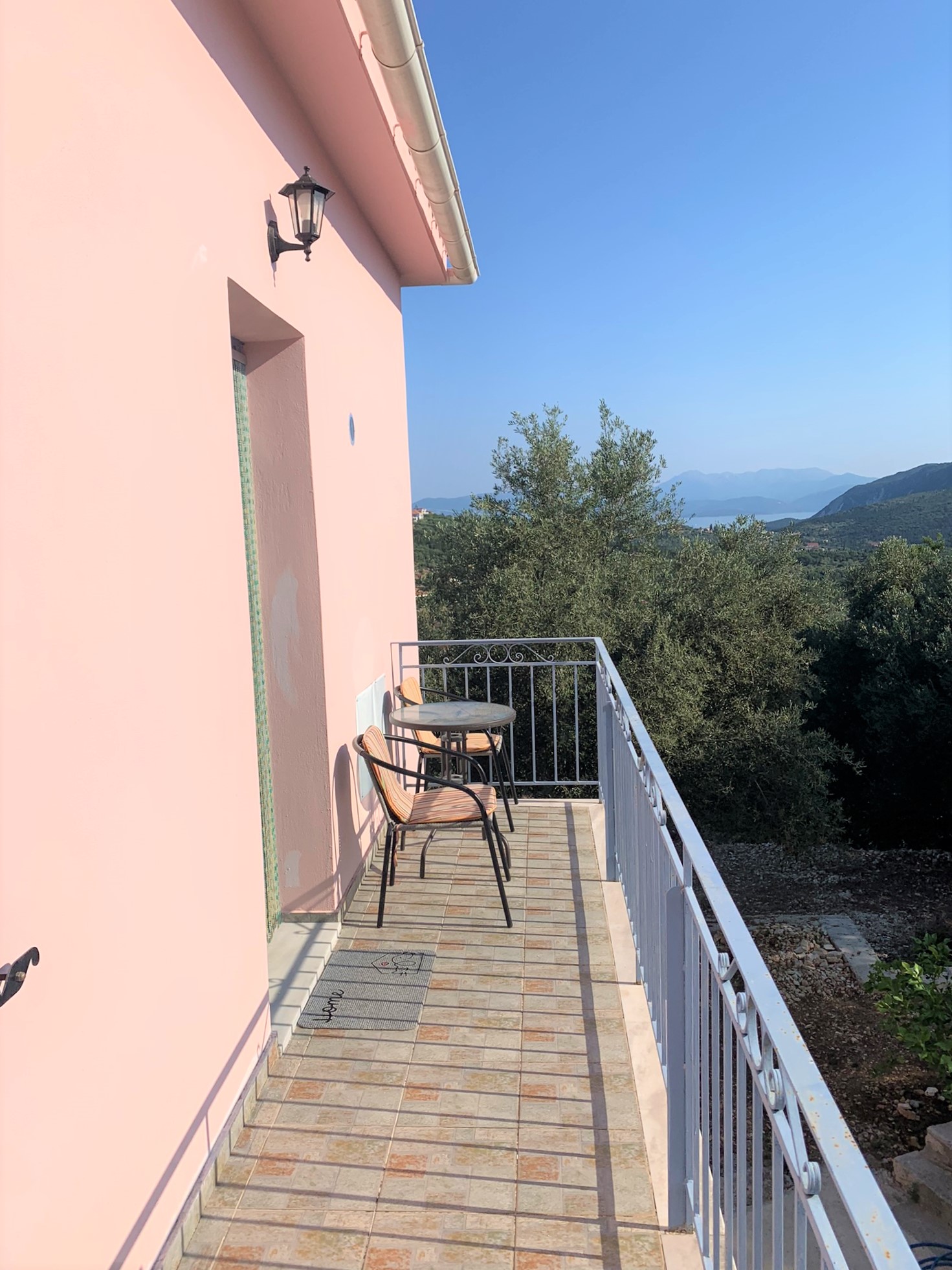 Balcony with sea views of house for sale in Ithaca Greece, Stavros